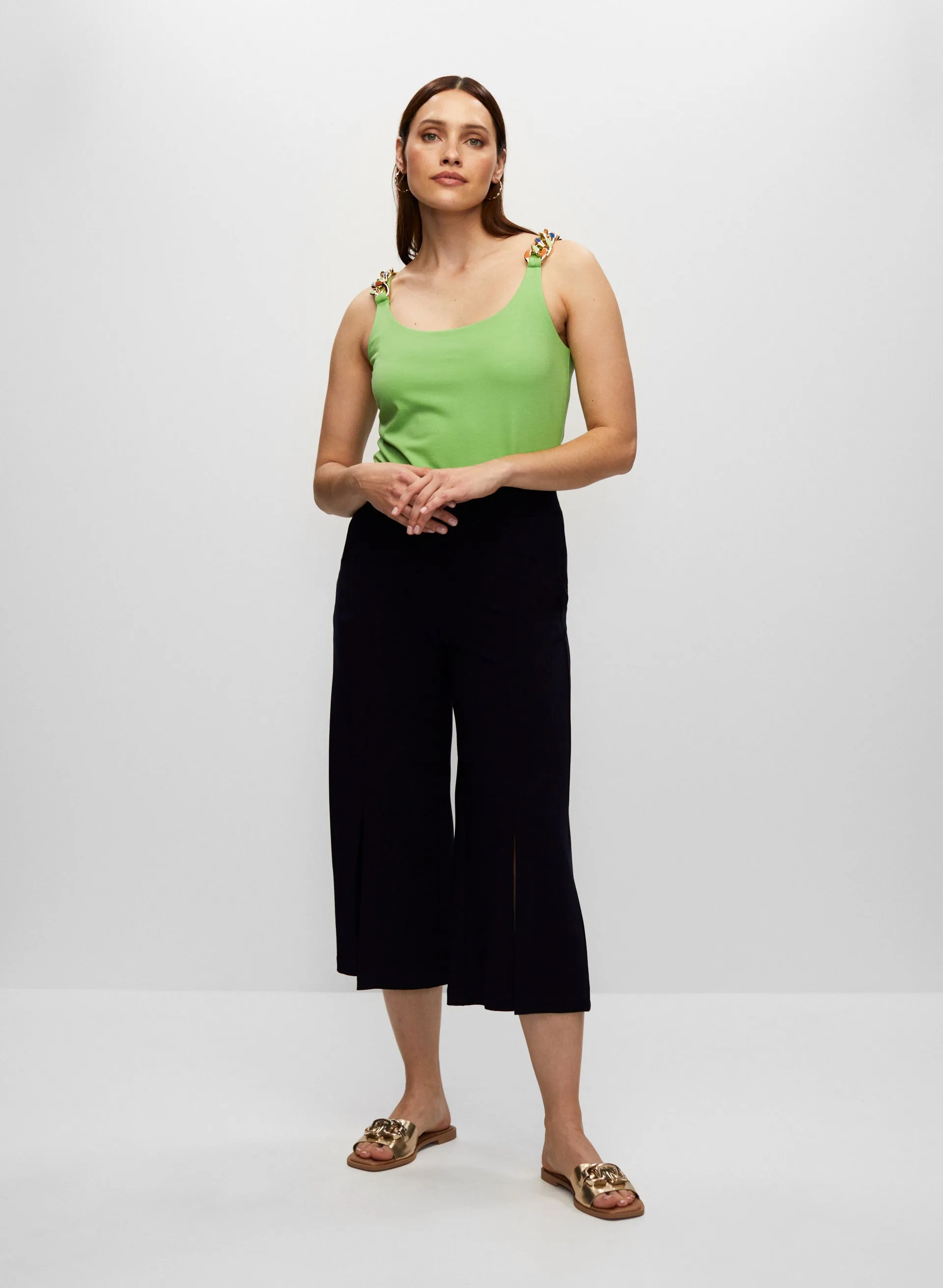 Wide Leg Culotte Pants sold by Melanie Lyne product image thumbnail 3