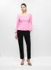 Satin Peplum Top & Slim Leg Pants sold by Melanie Lyne