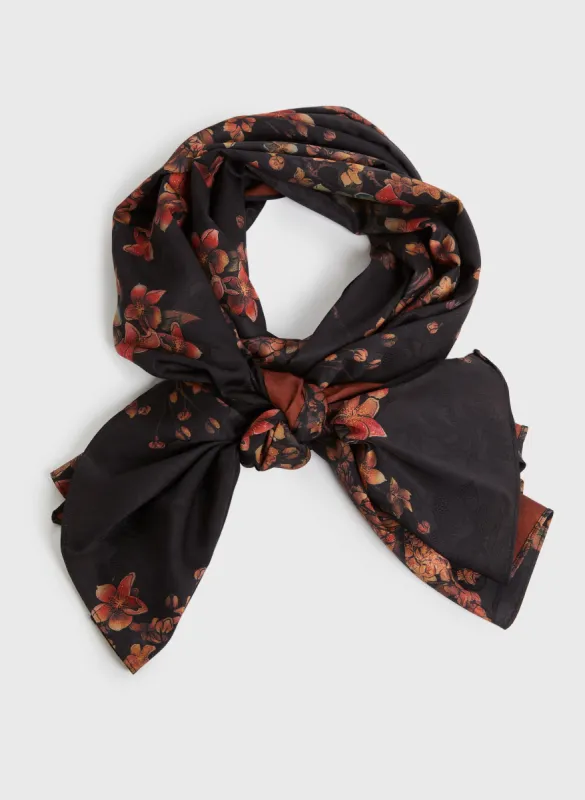 Jacquard Floral Scarf sold by Melanie Lyne