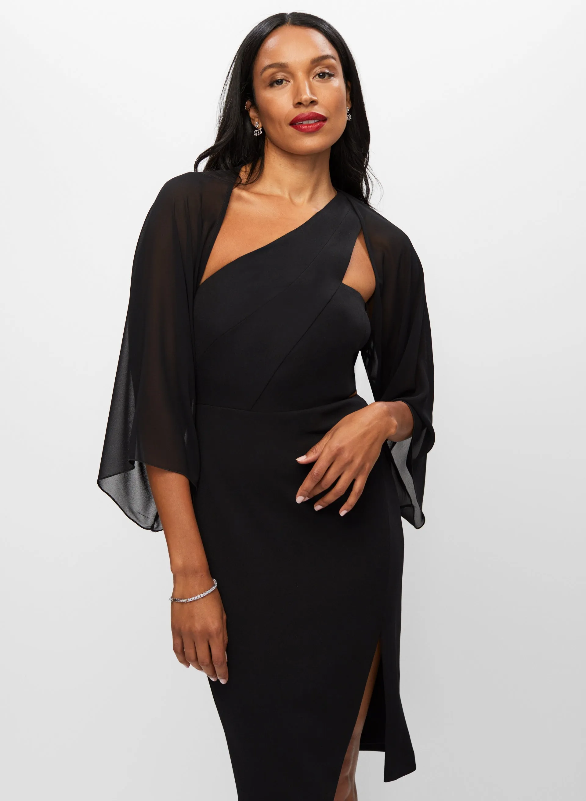 Long Sleeve Chiffon Bolero sold by Melanie Lyne