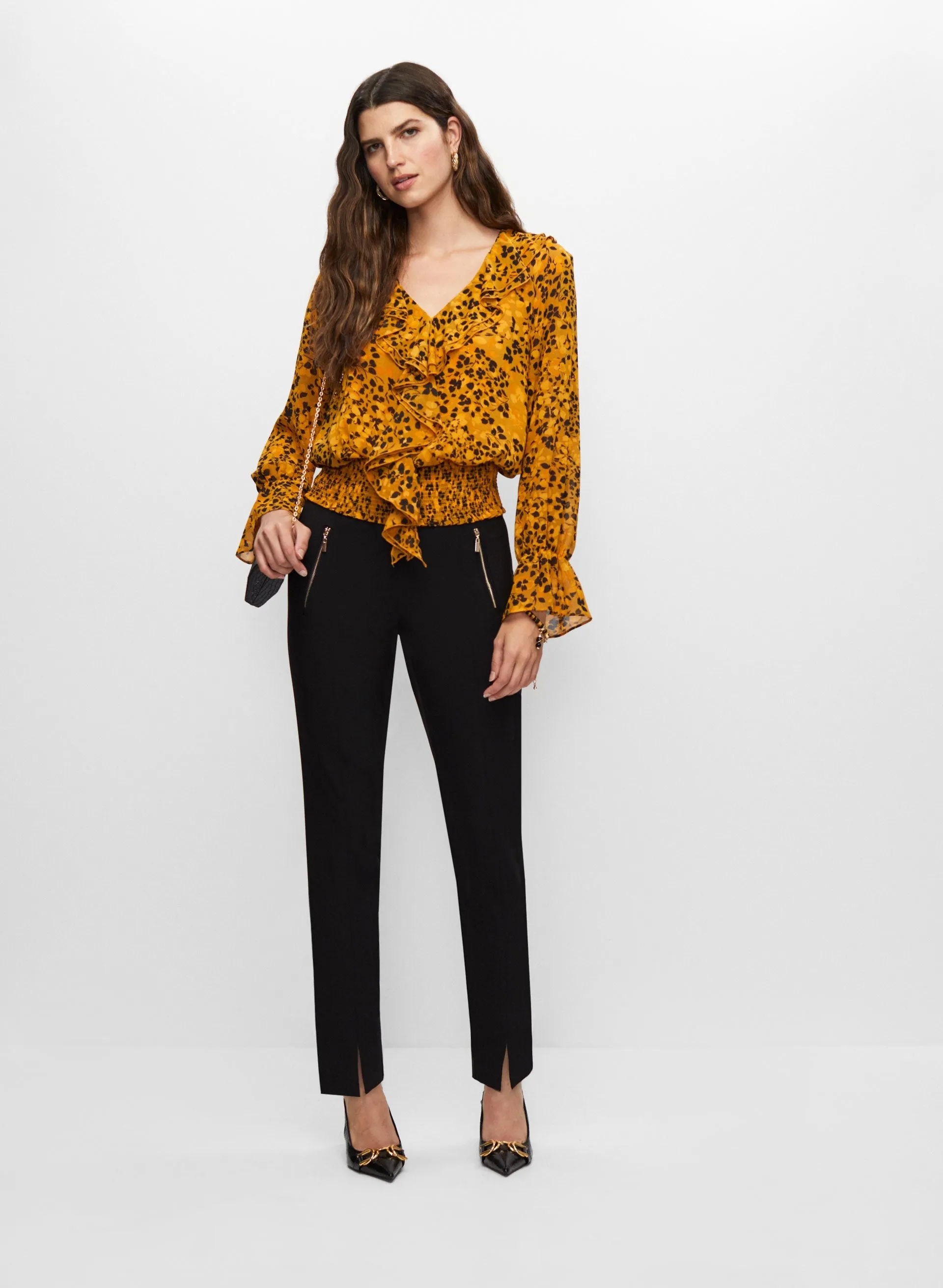 Amber Slim Leg Ankle Pants sold by Melanie Lyne product image thumbnail 3