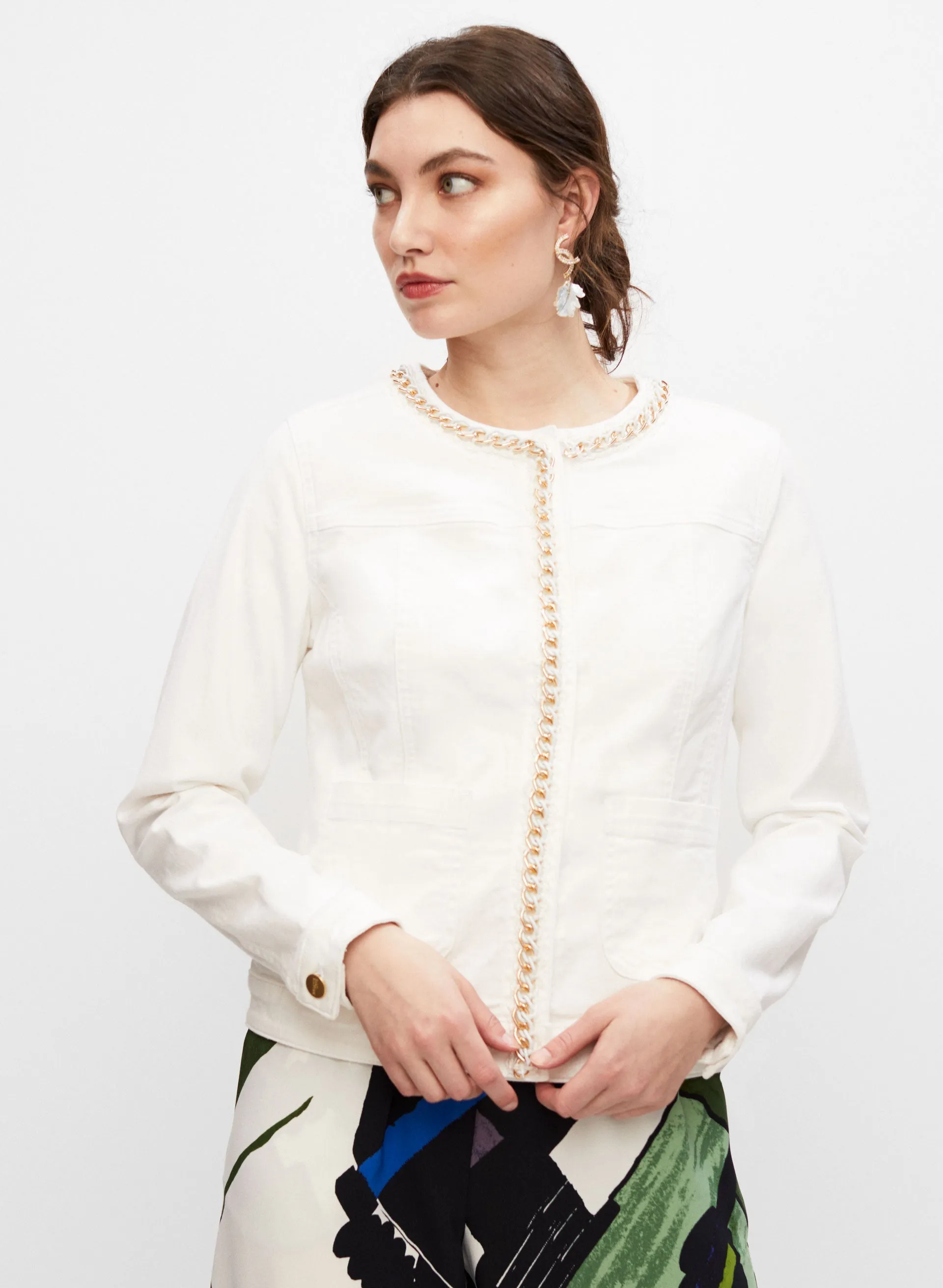 Crew Neck Jacket sold by Melanie Lyne product image thumbnail 5