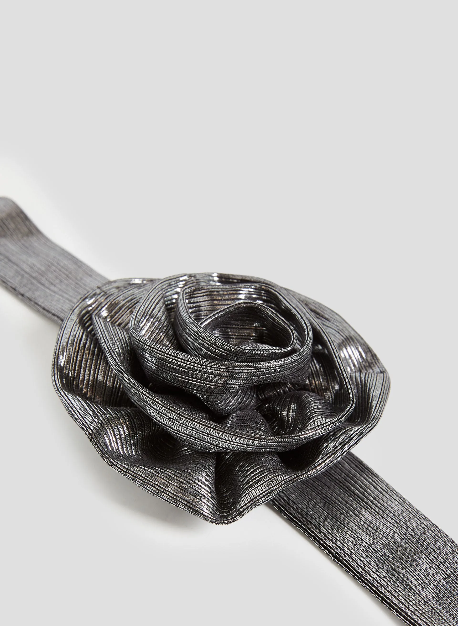 Metallic Rosette Tie Belt sold by Melanie Lyne product image thumbnail 2