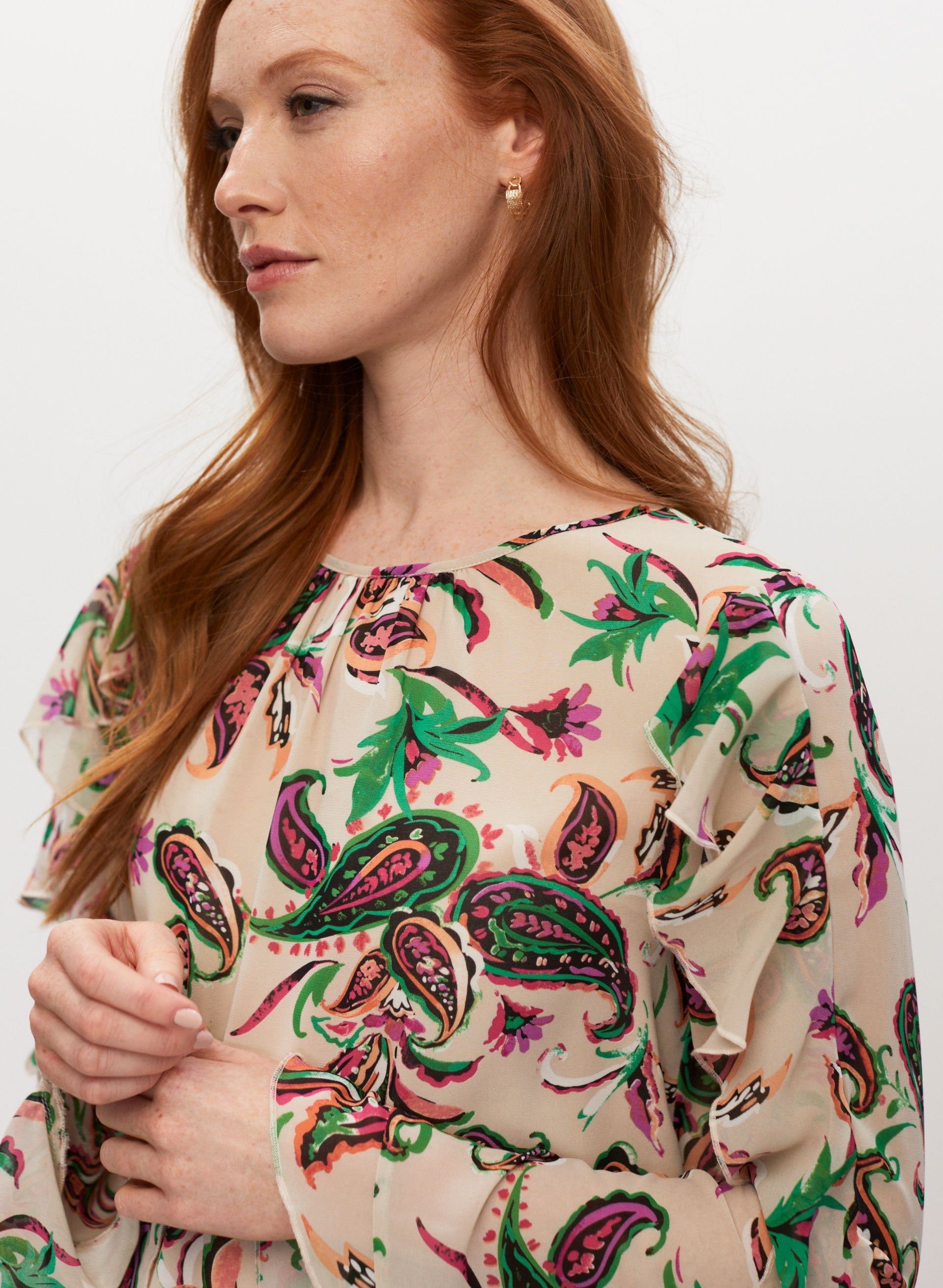 Paisley Print Blouse sold by Melanie Lyne product image thumbnail 2