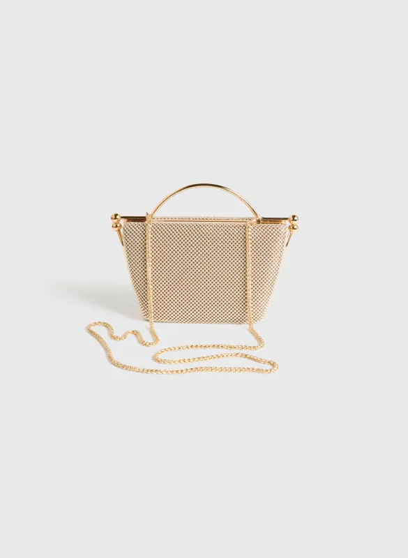 Mesh Detail Clutch sold by Melanie Lyne