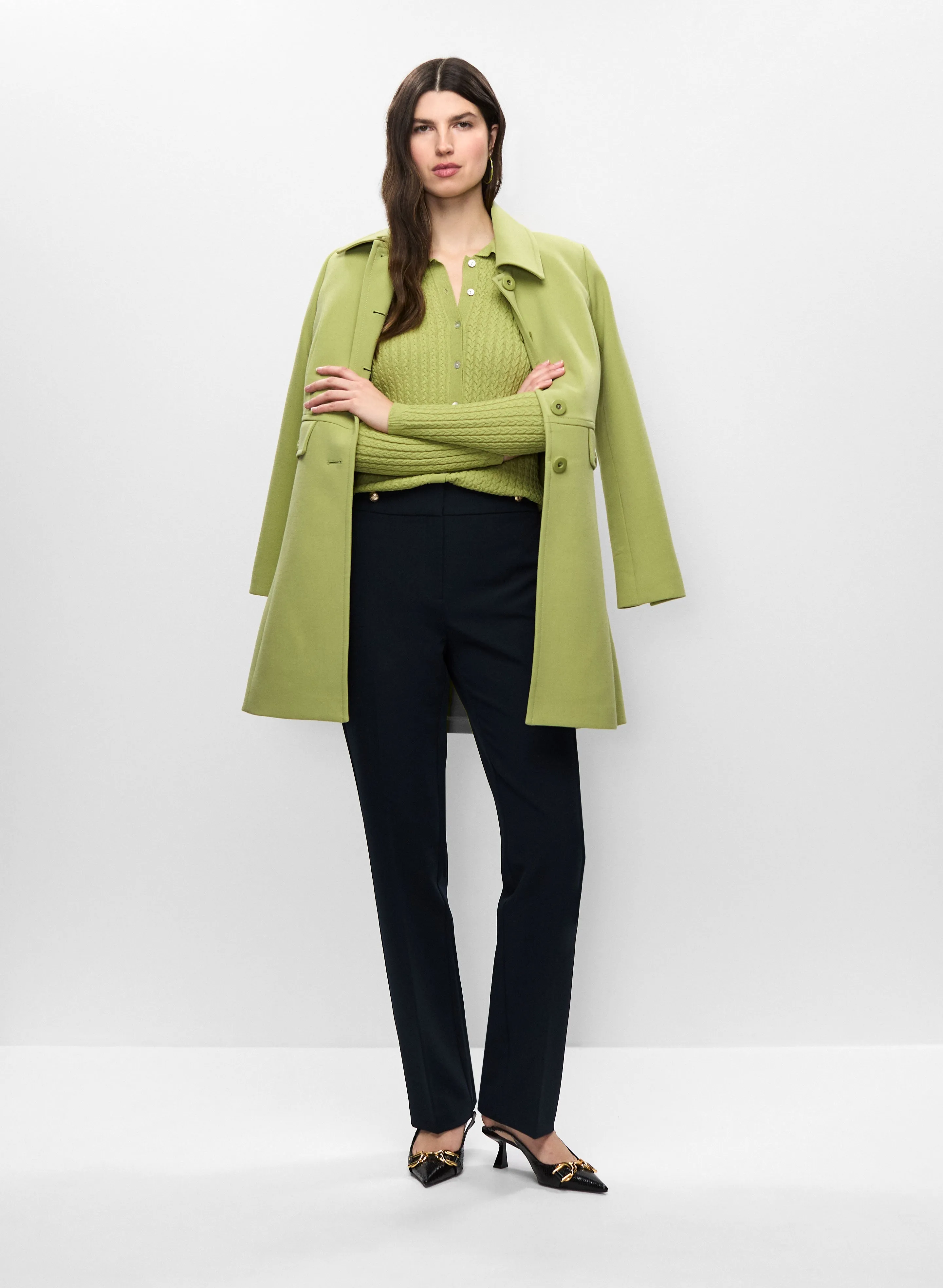 Tricotine Trench & Lauren Fit Pants sold by Melanie Lyne