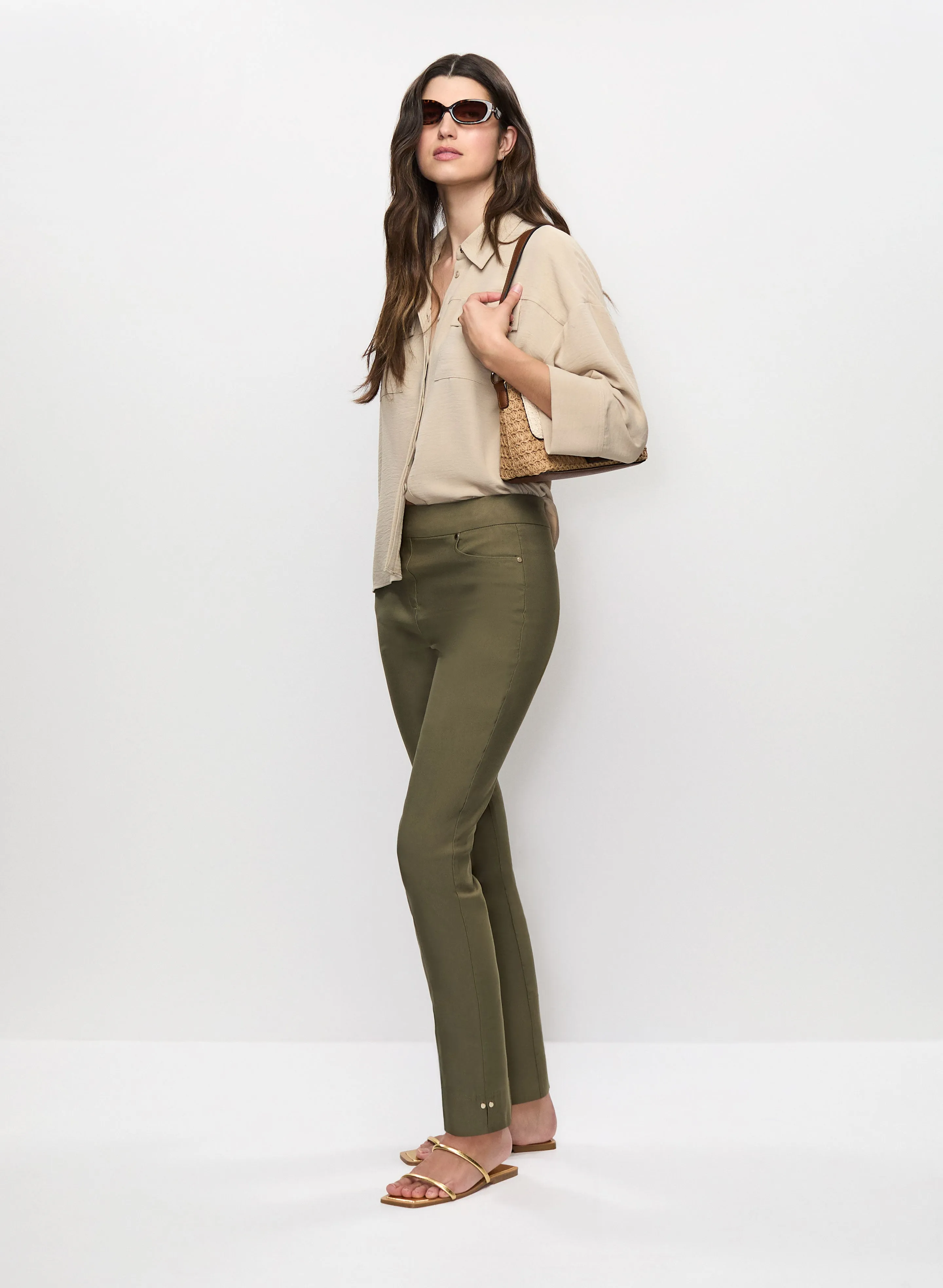 Pull-On Slim Leg Pants sold by Melanie Lyne product image thumbnail 4