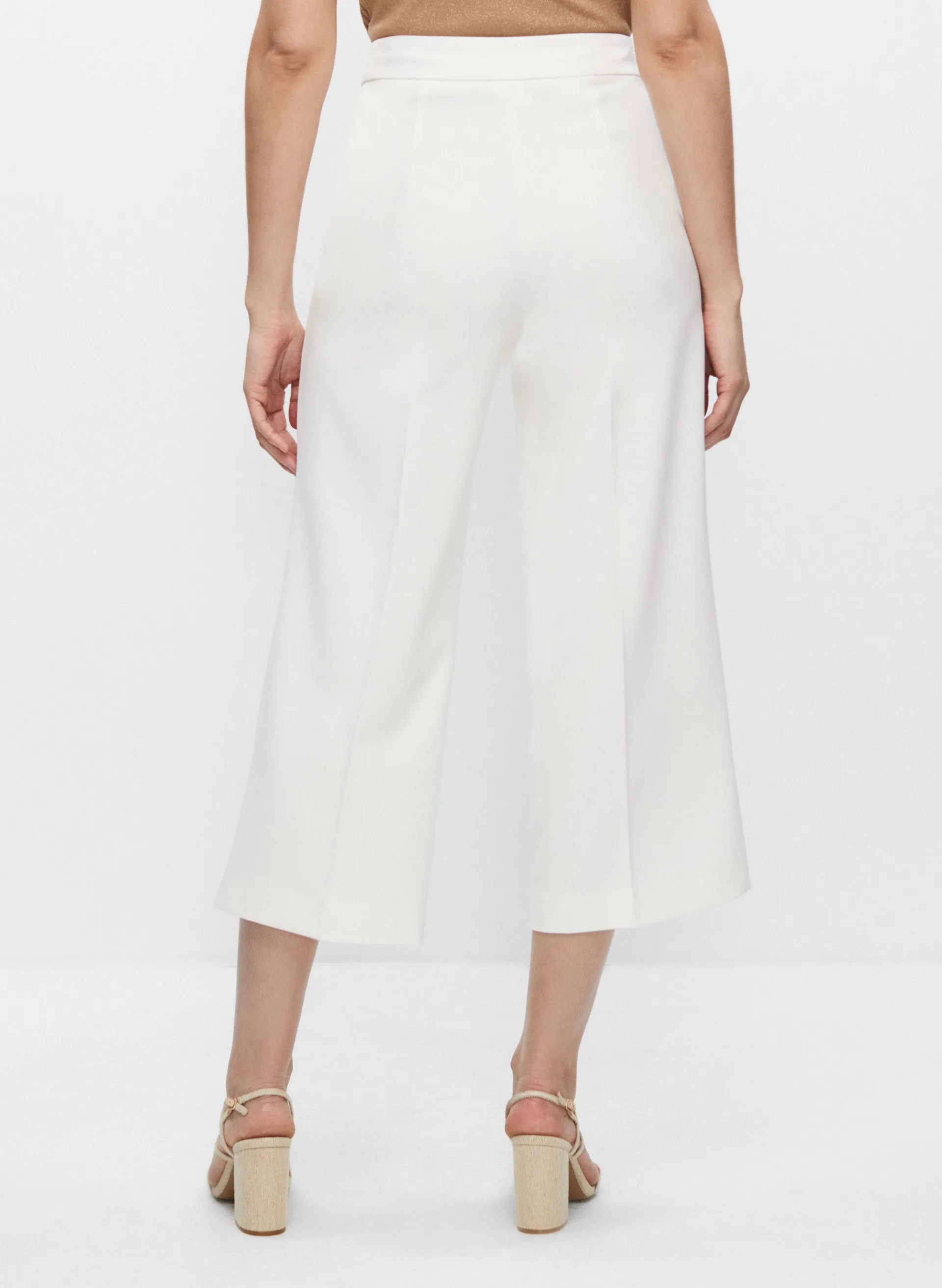 Button Detail Culotte Pants sold by Melanie Lyne product image thumbnail 2