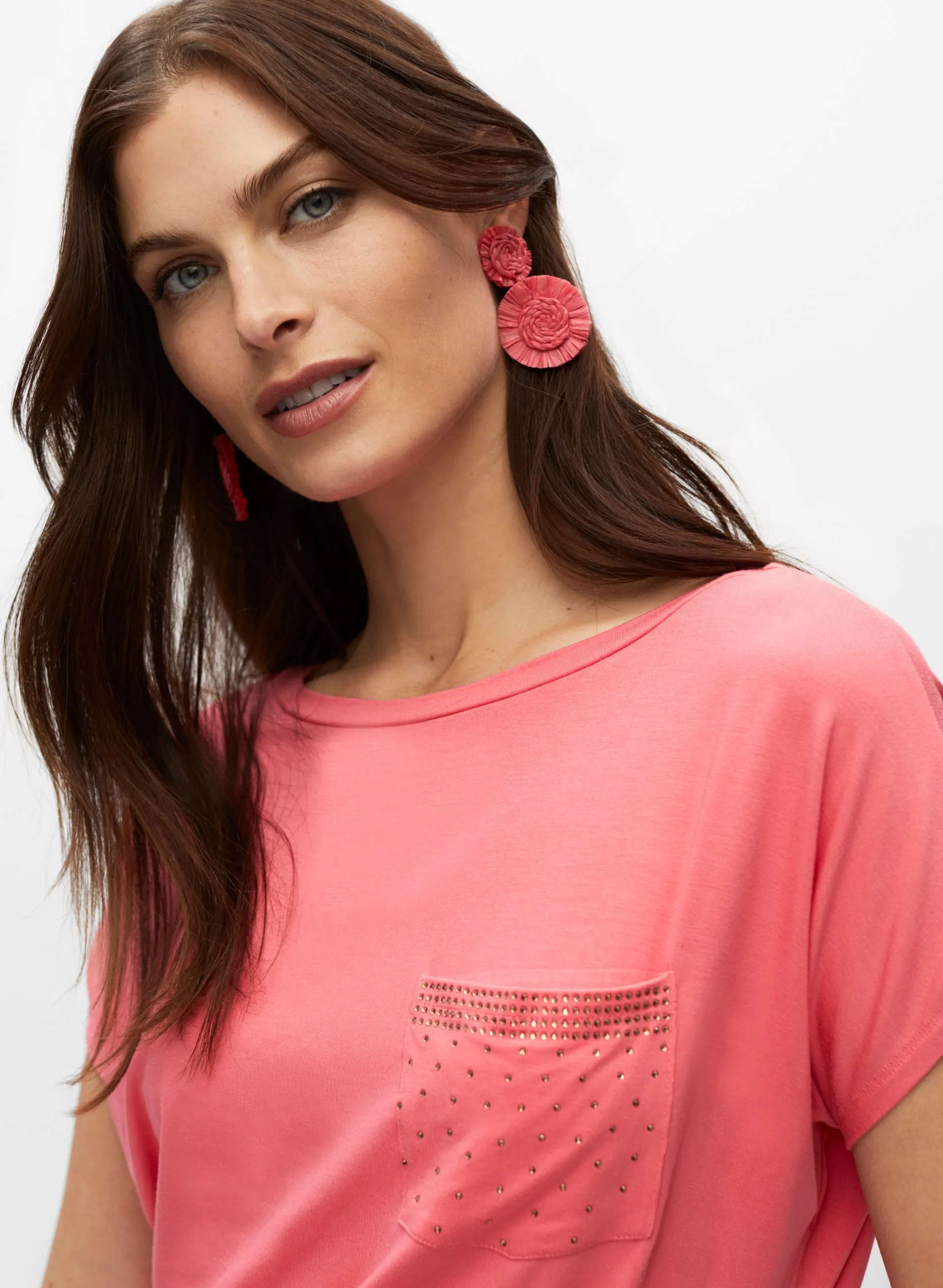 Essential Embellished Pocket Tee sold by Melanie Lyne product image thumbnail 3