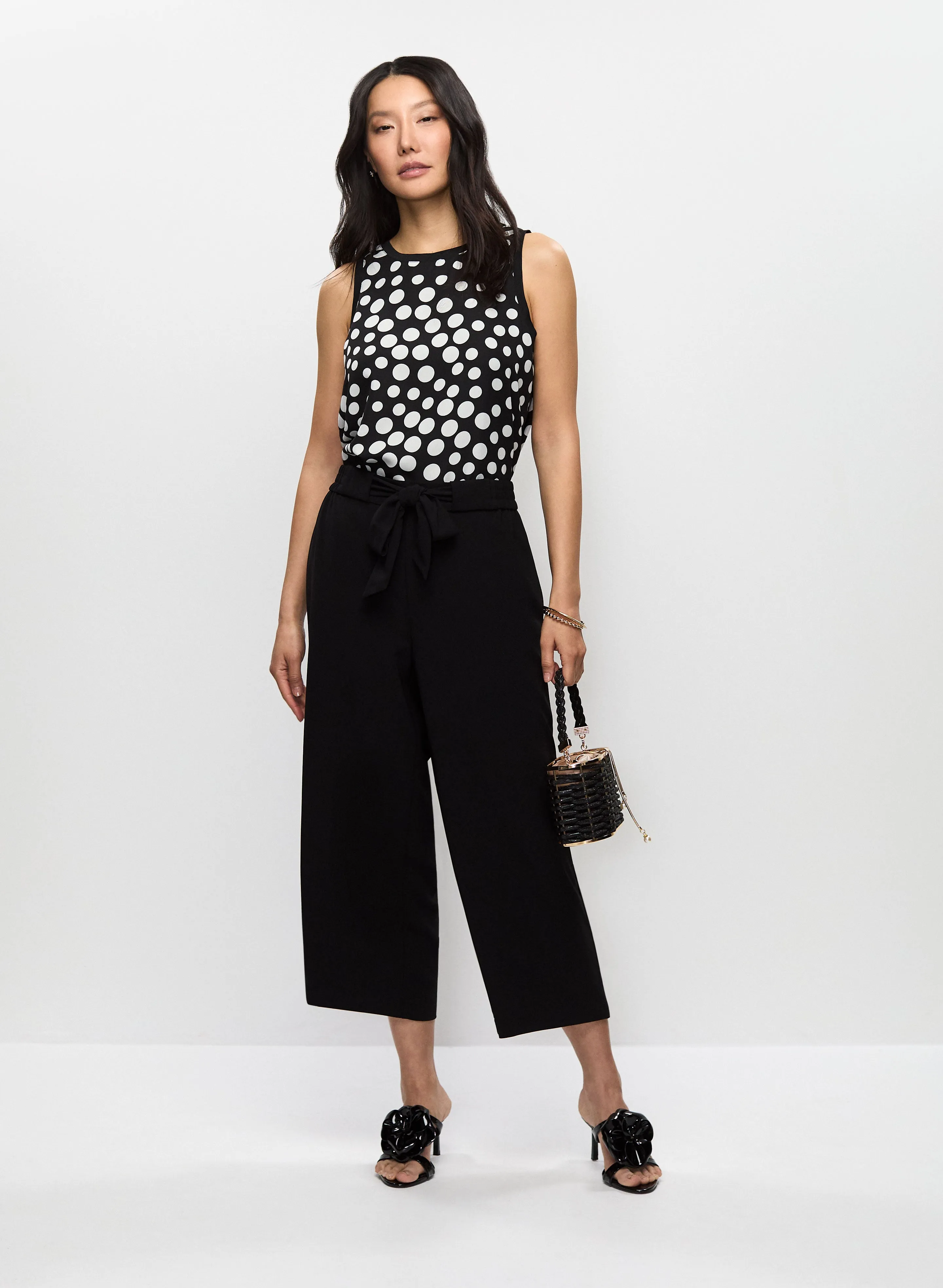 Sleeveless Polka Dot Blouse sold by Melanie Lyne product image thumbnail 3