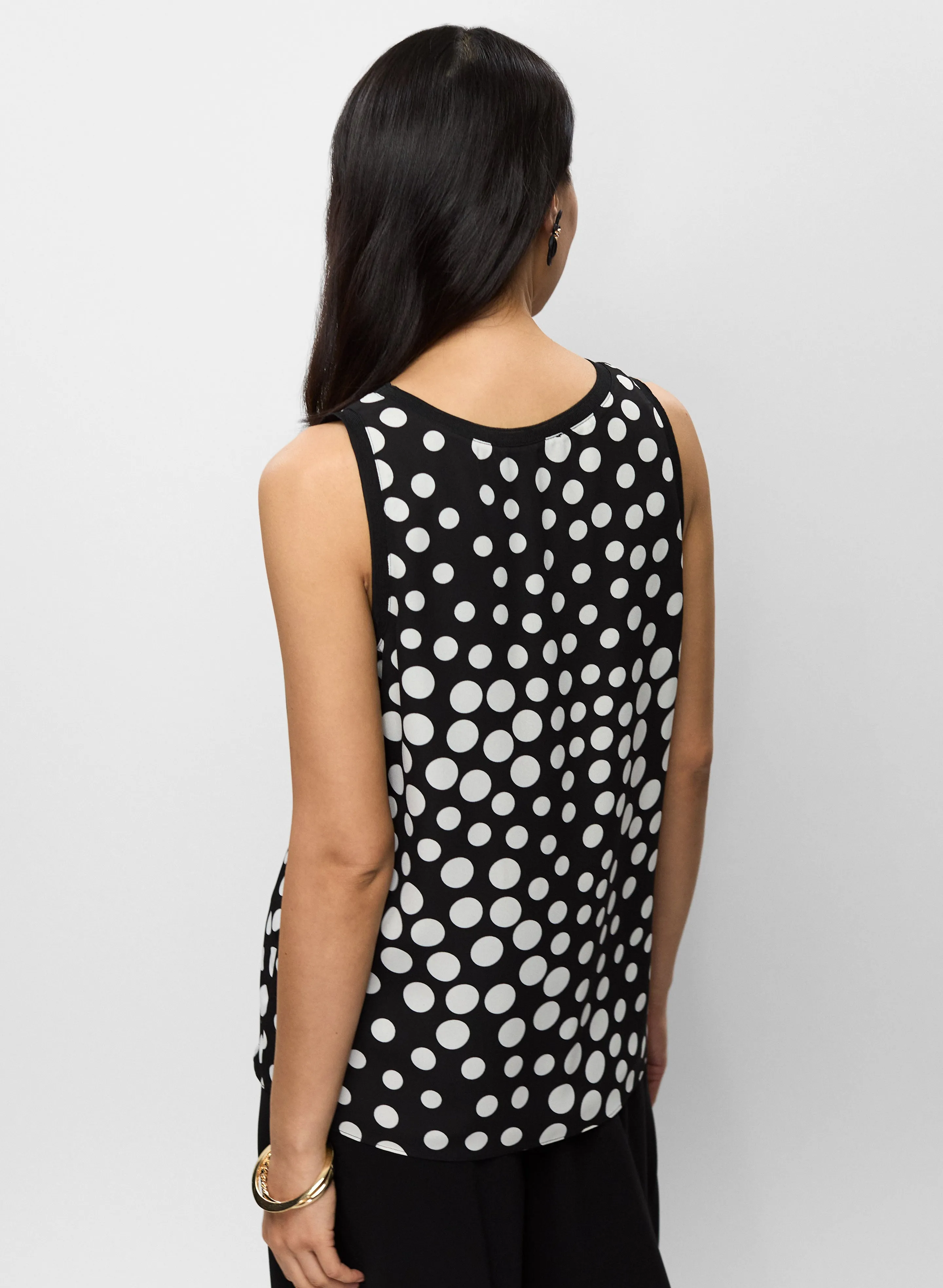 Sleeveless Polka Dot Blouse sold by Melanie Lyne product image thumbnail 4