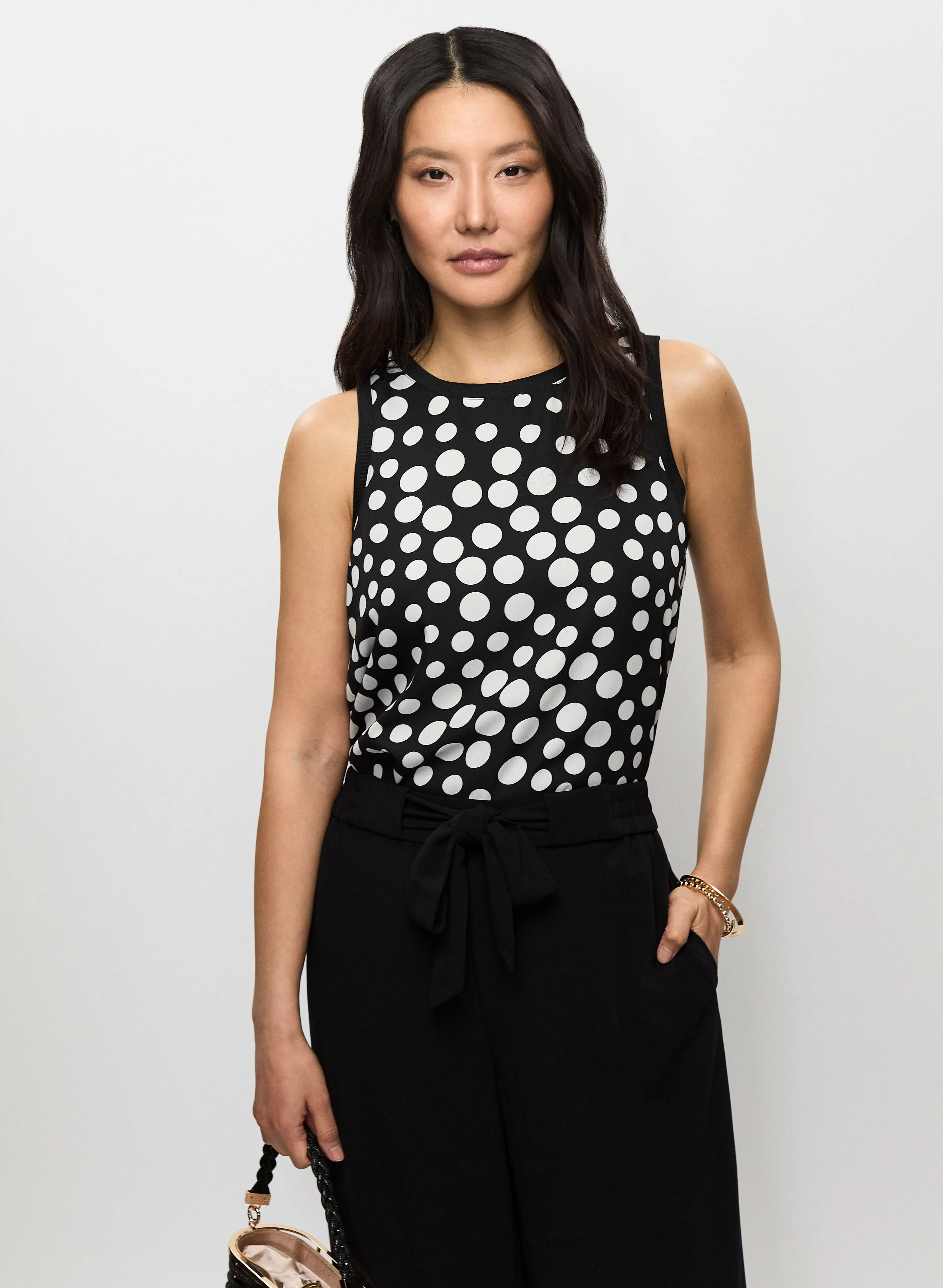 Sleeveless Polka Dot Blouse sold by Melanie Lyne