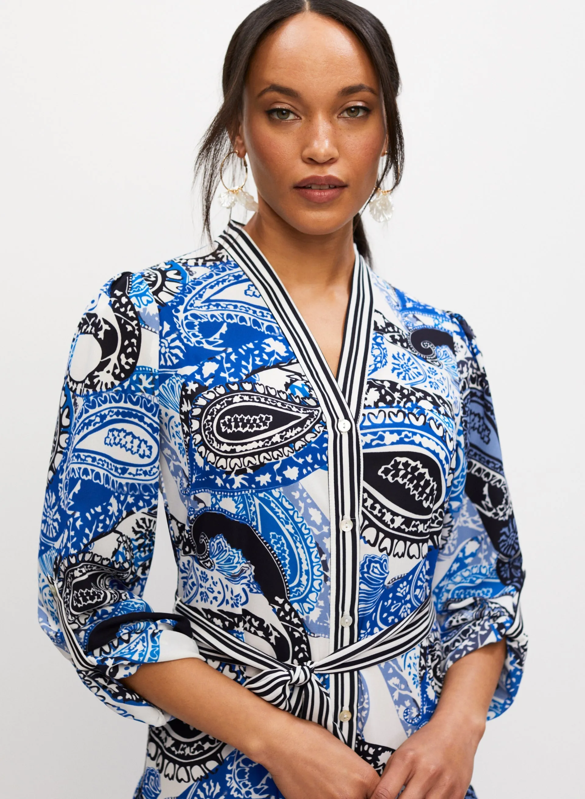 Joseph Ribkoff - Paisley Print Dress sold by Melanie Lyne product image thumbnail 2