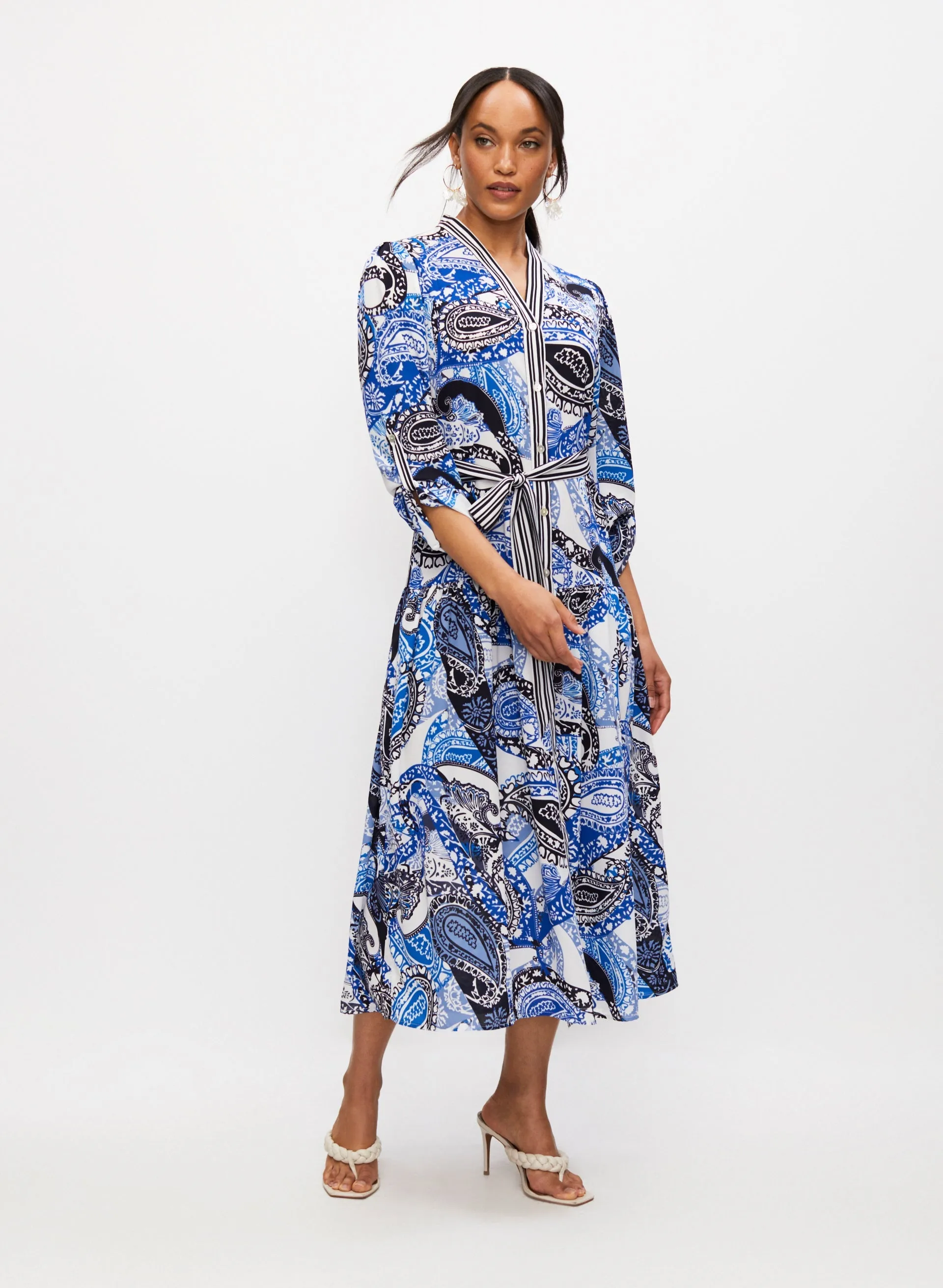 Joseph Ribkoff - Paisley Print Dress sold by Melanie Lyne product image thumbnail 5