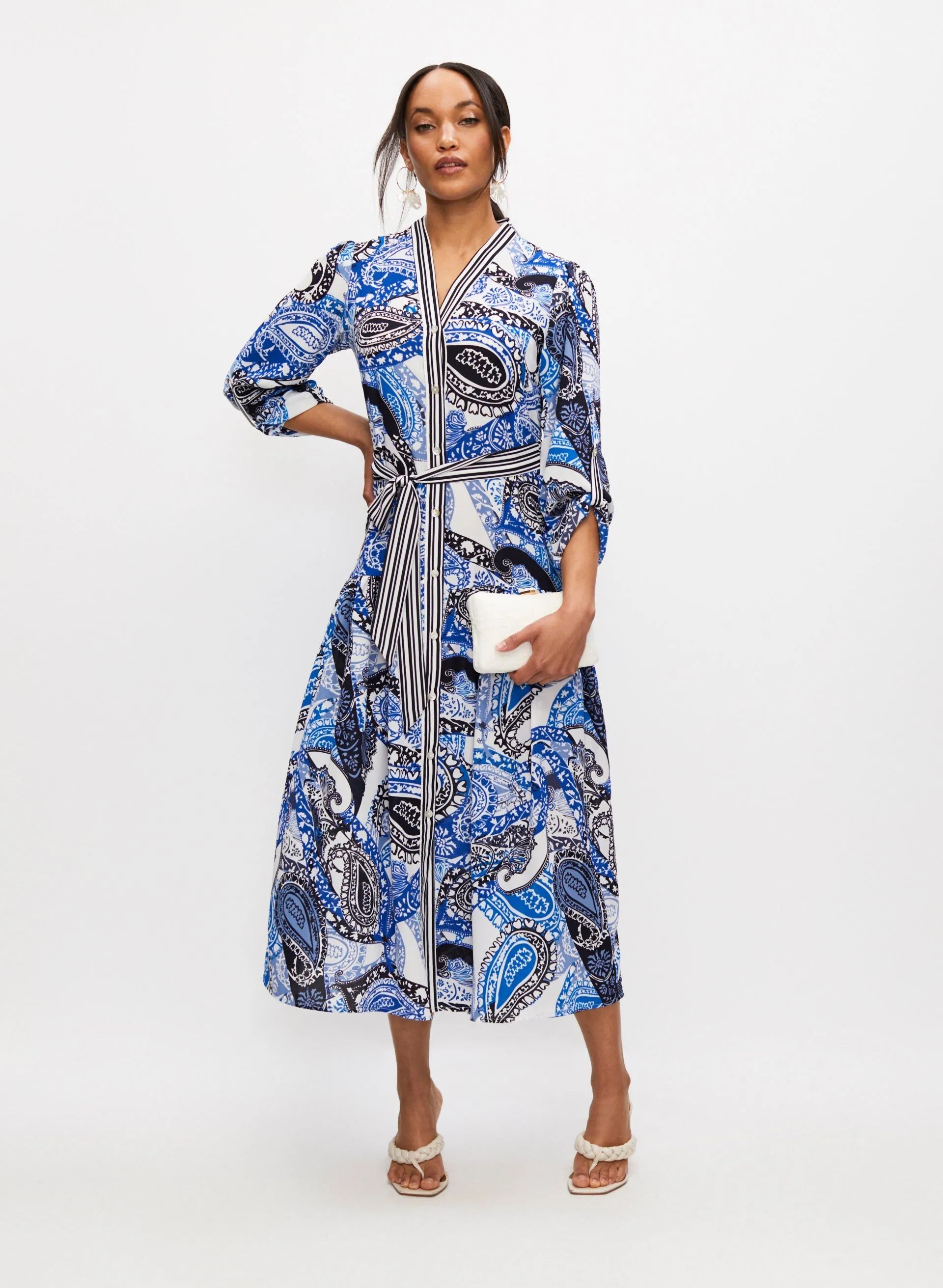 Joseph Ribkoff - Paisley Print Dress sold by Melanie Lyne