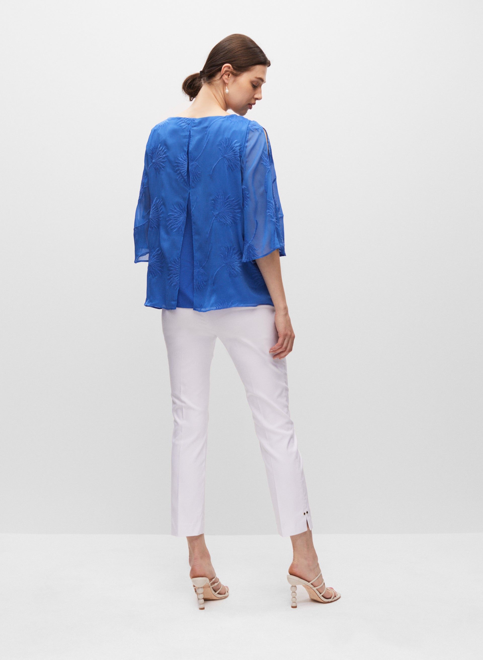 Embroidered Floral Detail Top sold by Melanie Lyne product image thumbnail 4