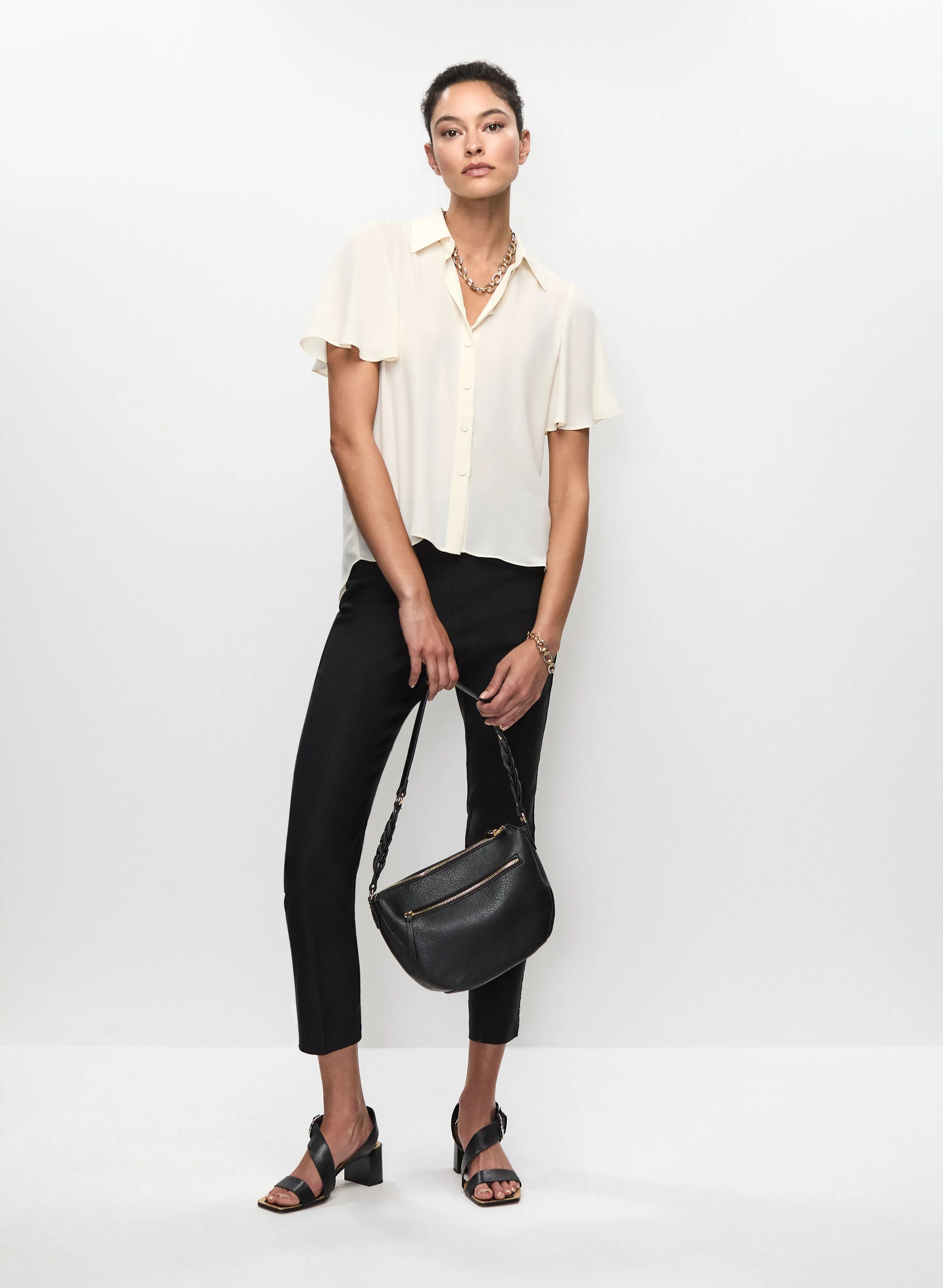 Crepe Blouse & Slim Leg Pants sold by Melanie Lyne