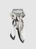 Stripe & Chain Link Print Square Scarf sold by Melanie Lyne