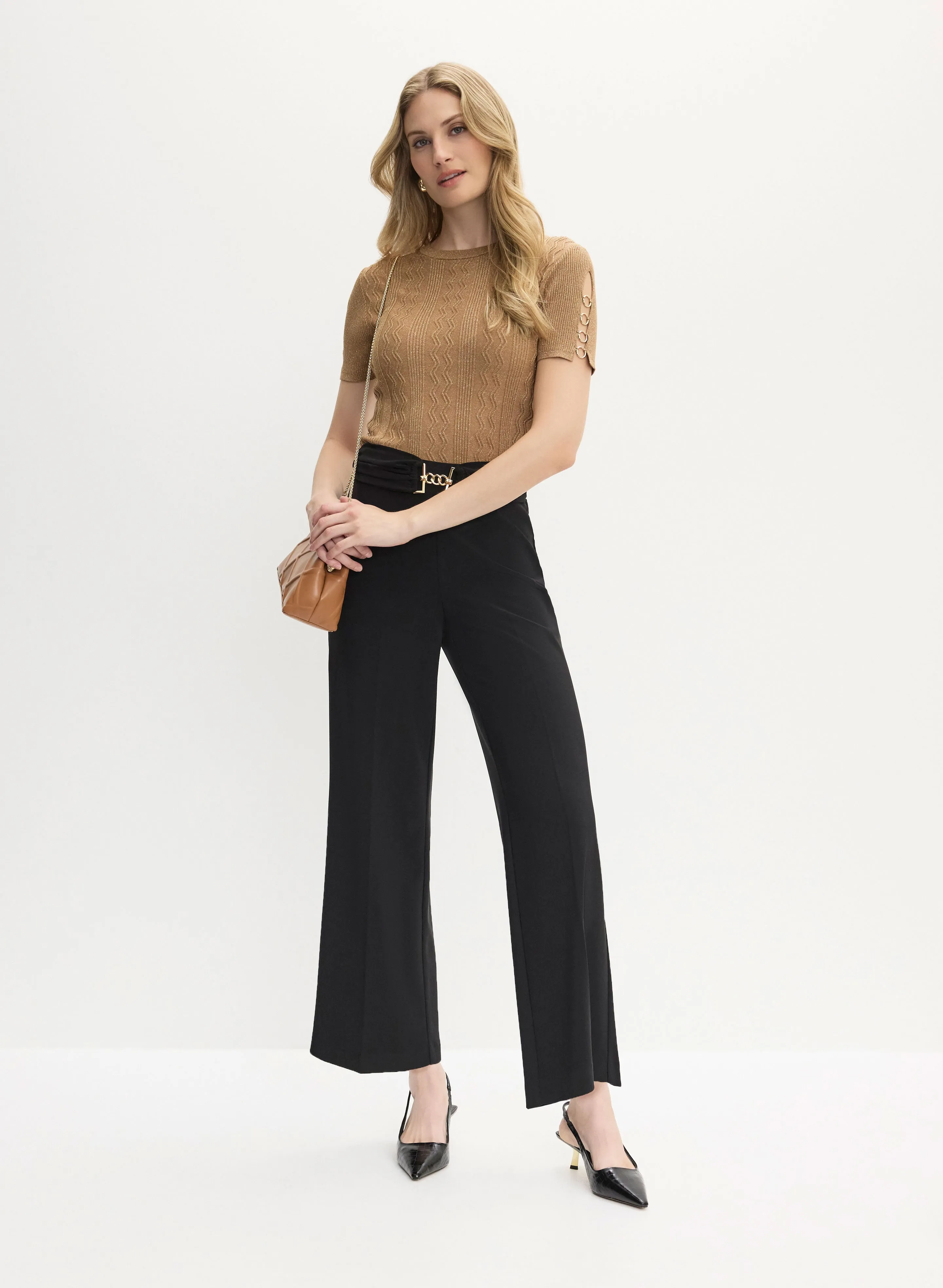 Short Sleeve Sweater & Culotte Pants sold by Melanie Lyne
