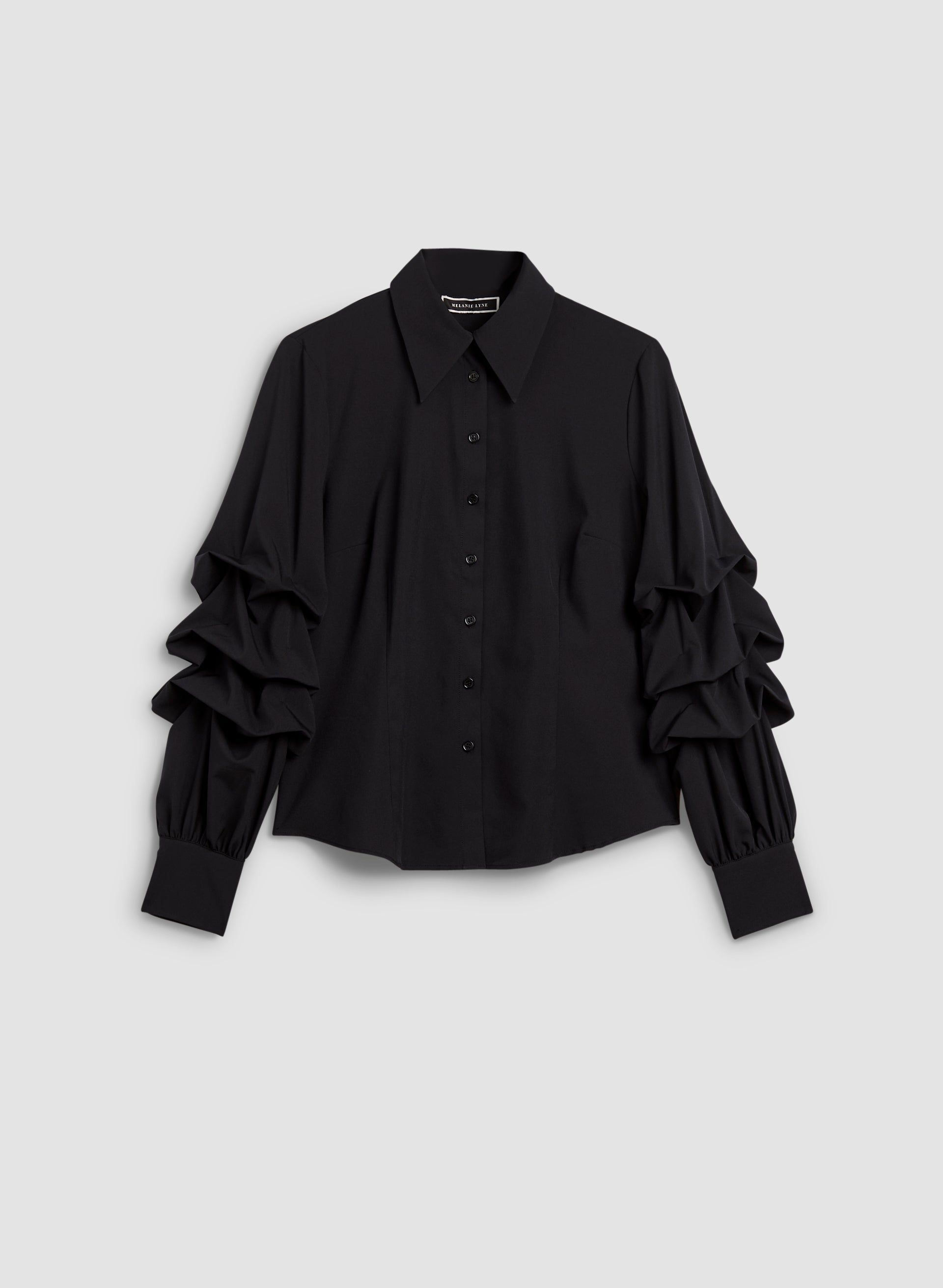 Long Sleeve Button-Down Blouse sold by Melanie Lyne product image thumbnail 5