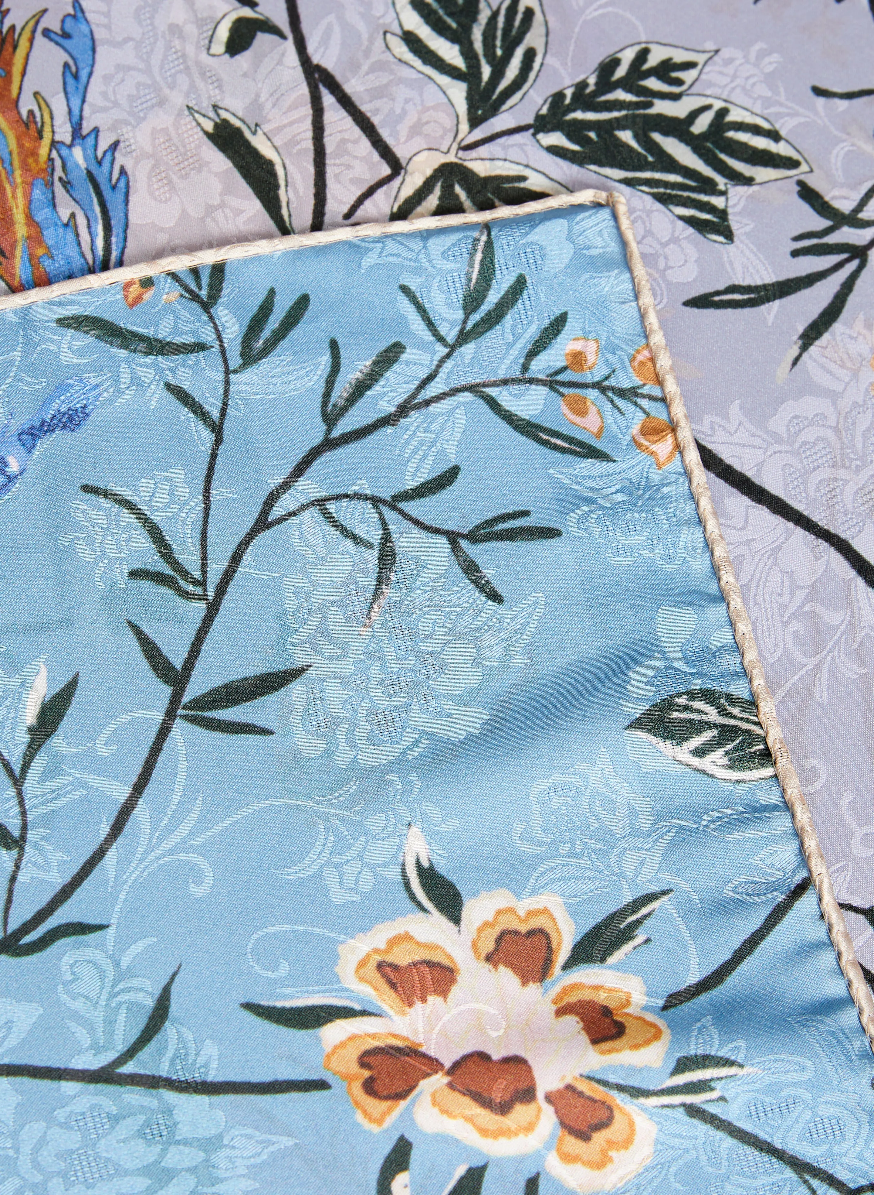 Floral & Bird Print Oblong Scarf sold by Melanie Lyne product image thumbnail 2