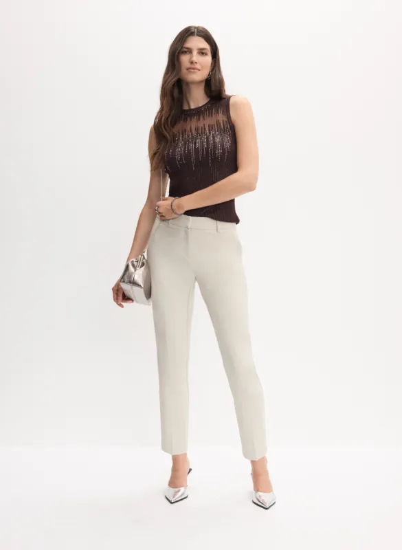Sheer Detail Tank Top & Giselle Cut Pants sold by Melanie Lyne