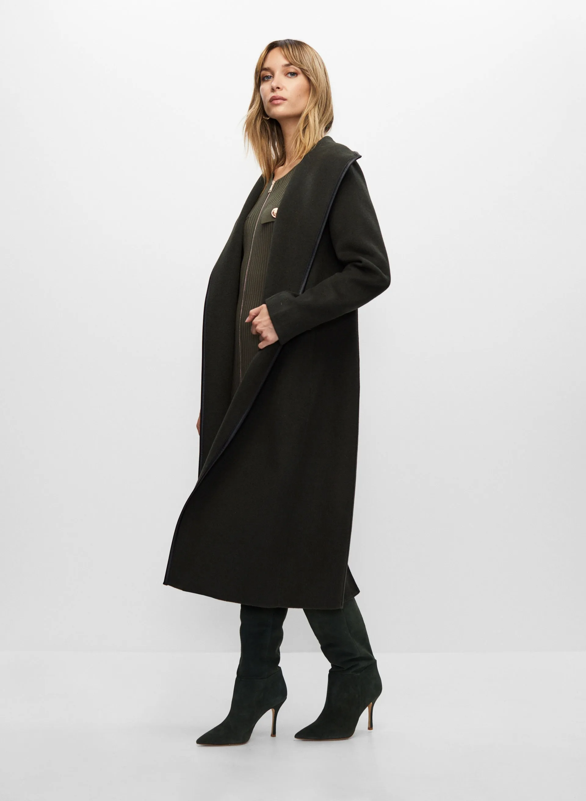 Double-Face Wool Blend Jacket sold by Melanie Lyne product image thumbnail 5