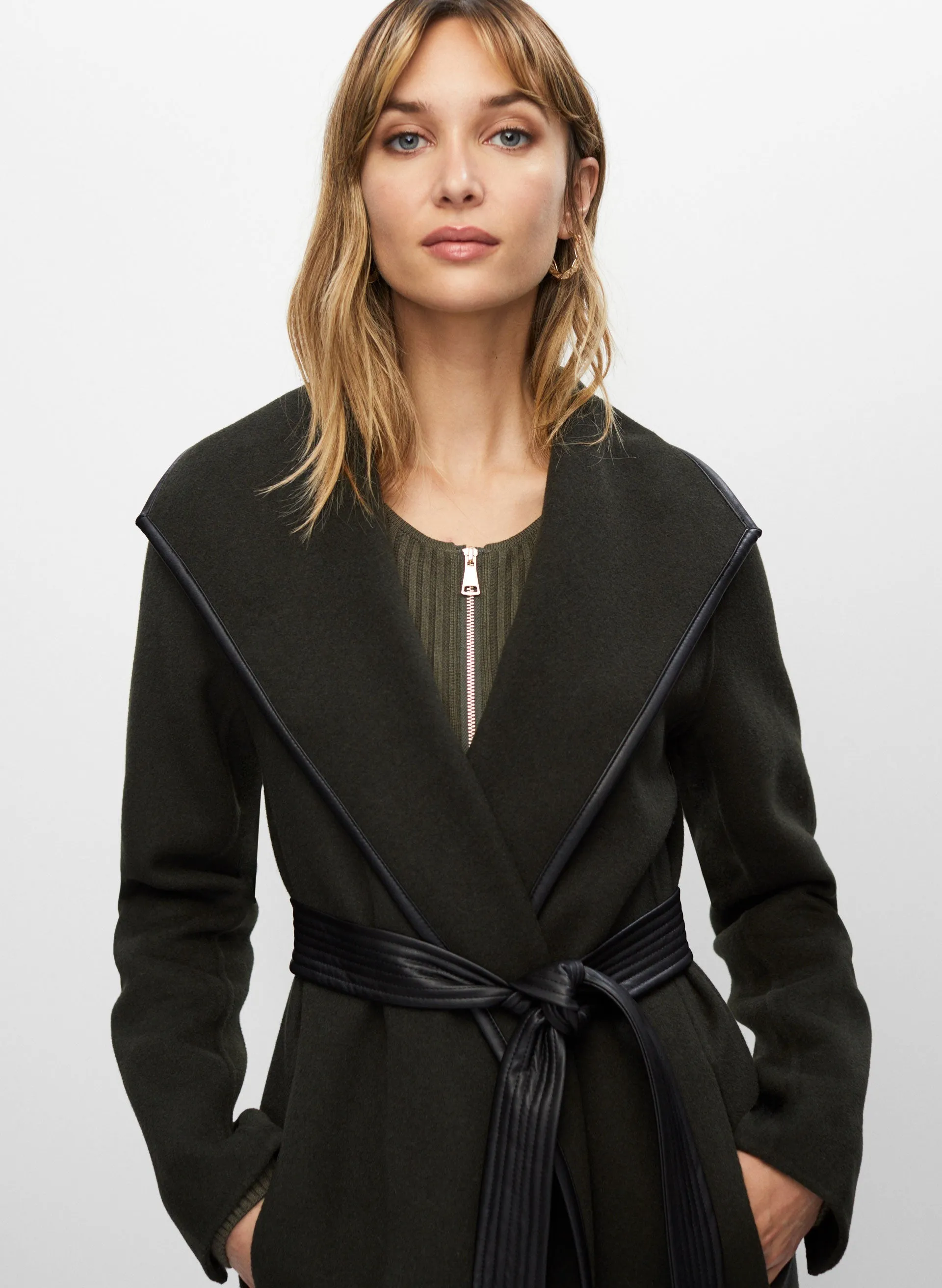 Double-Face Wool Blend Jacket sold by Melanie Lyne product image thumbnail 3