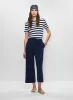 Striped Crew Neck Pullover & Belted Pull-On Pants sold by Melanie Lyne
