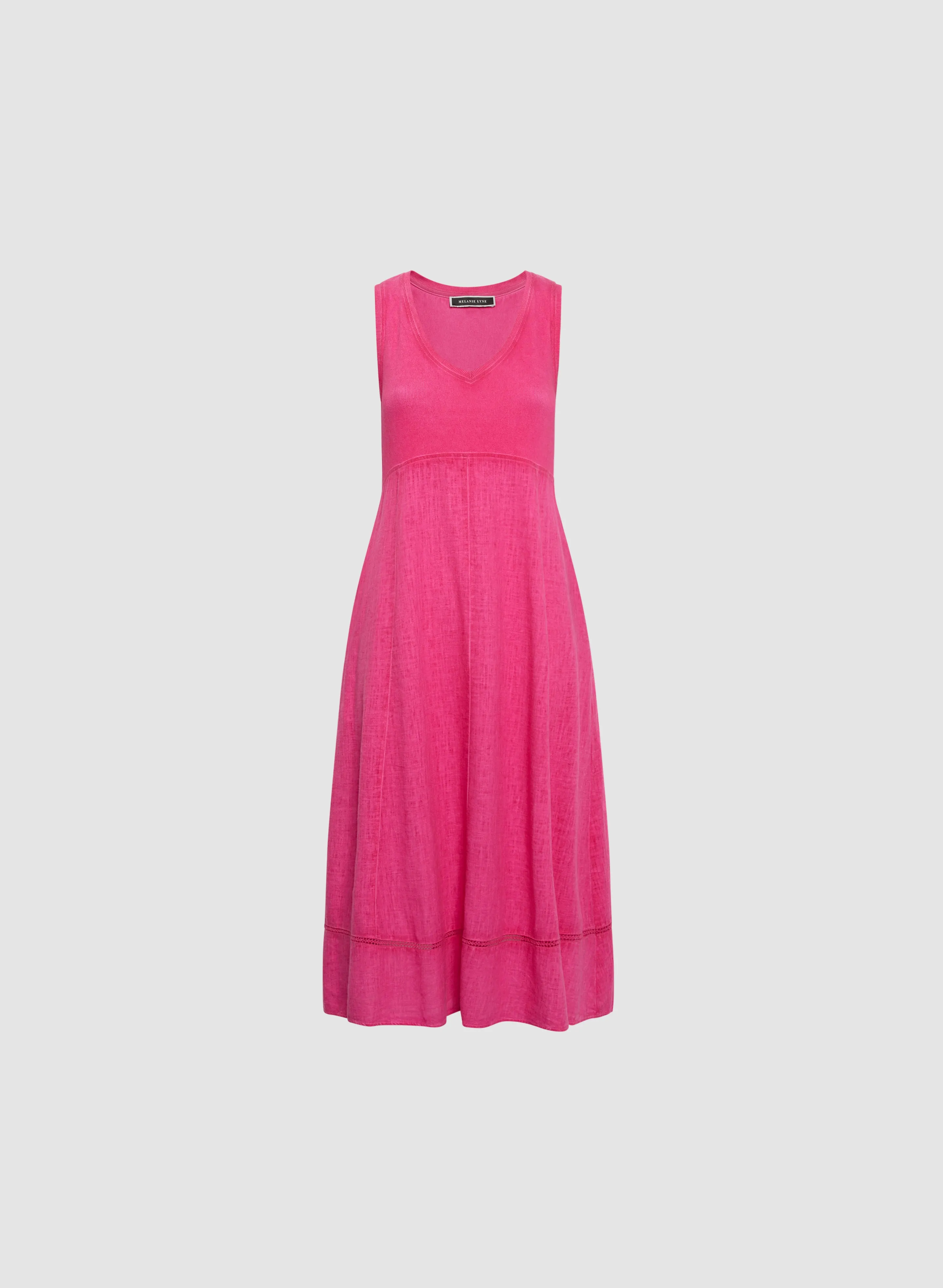 Sleeveless Linen-Blend Dress sold by Melanie Lyne product image thumbnail 5