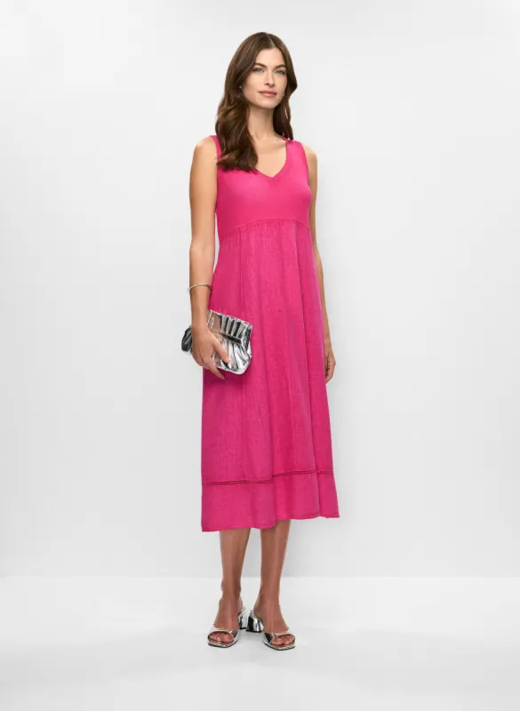 Sleeveless Linen-Blend Dress sold by Melanie Lyne