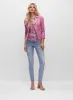Vex - Zipper Trim Faux Suede Jacket sold by Melanie Lyne