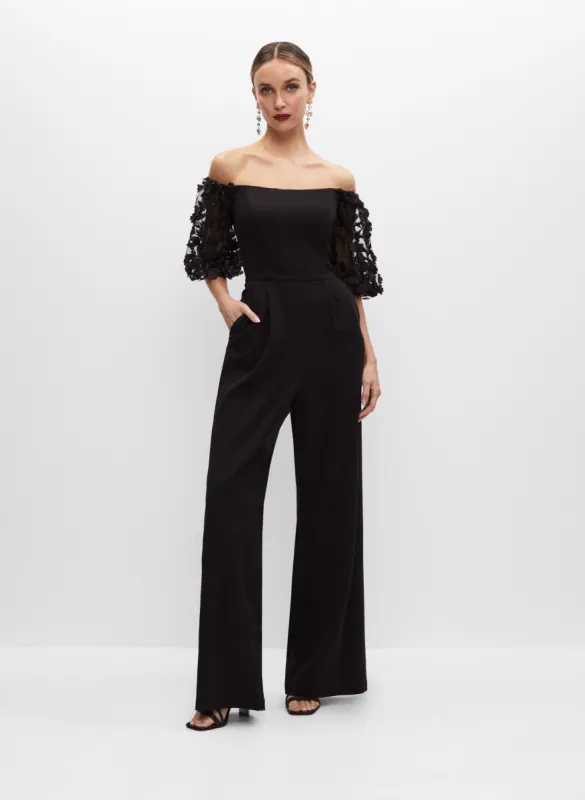Floral Sleeve Jumpsuit sold by Melanie Lyne