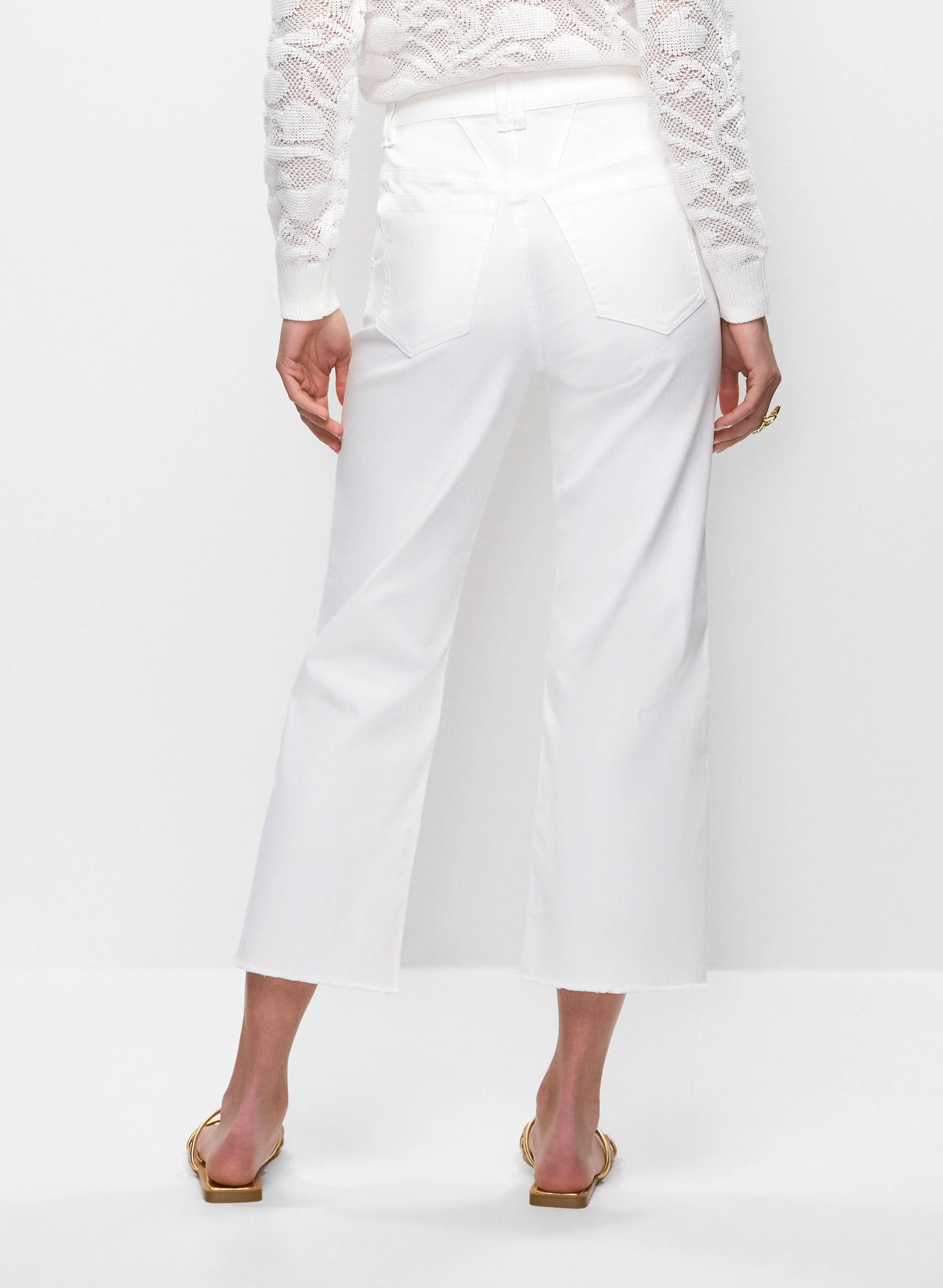 Straight Leg Denim Capris sold by Melanie Lyne product image thumbnail 2