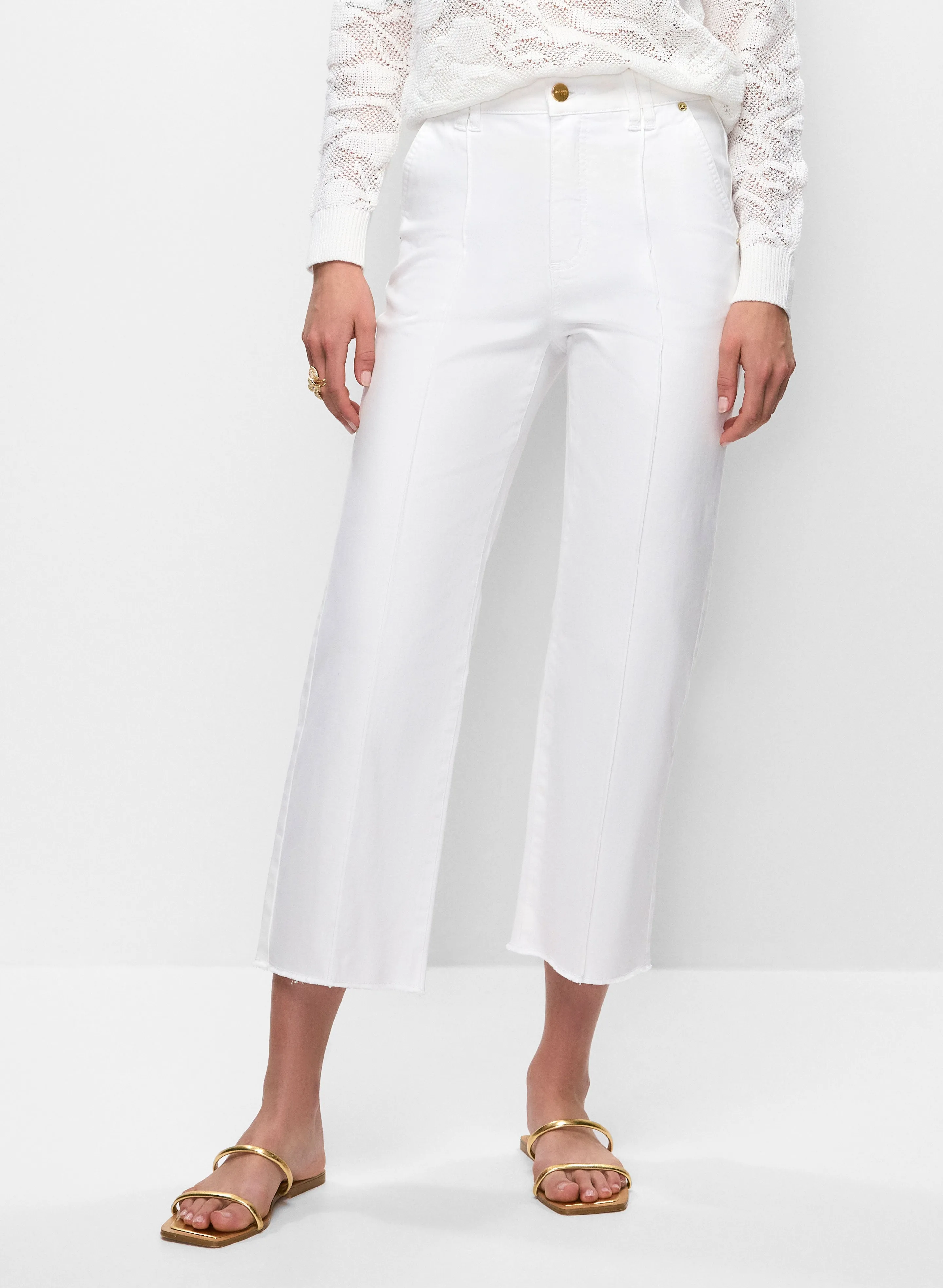 Straight Leg Denim Capris sold by Melanie Lyne