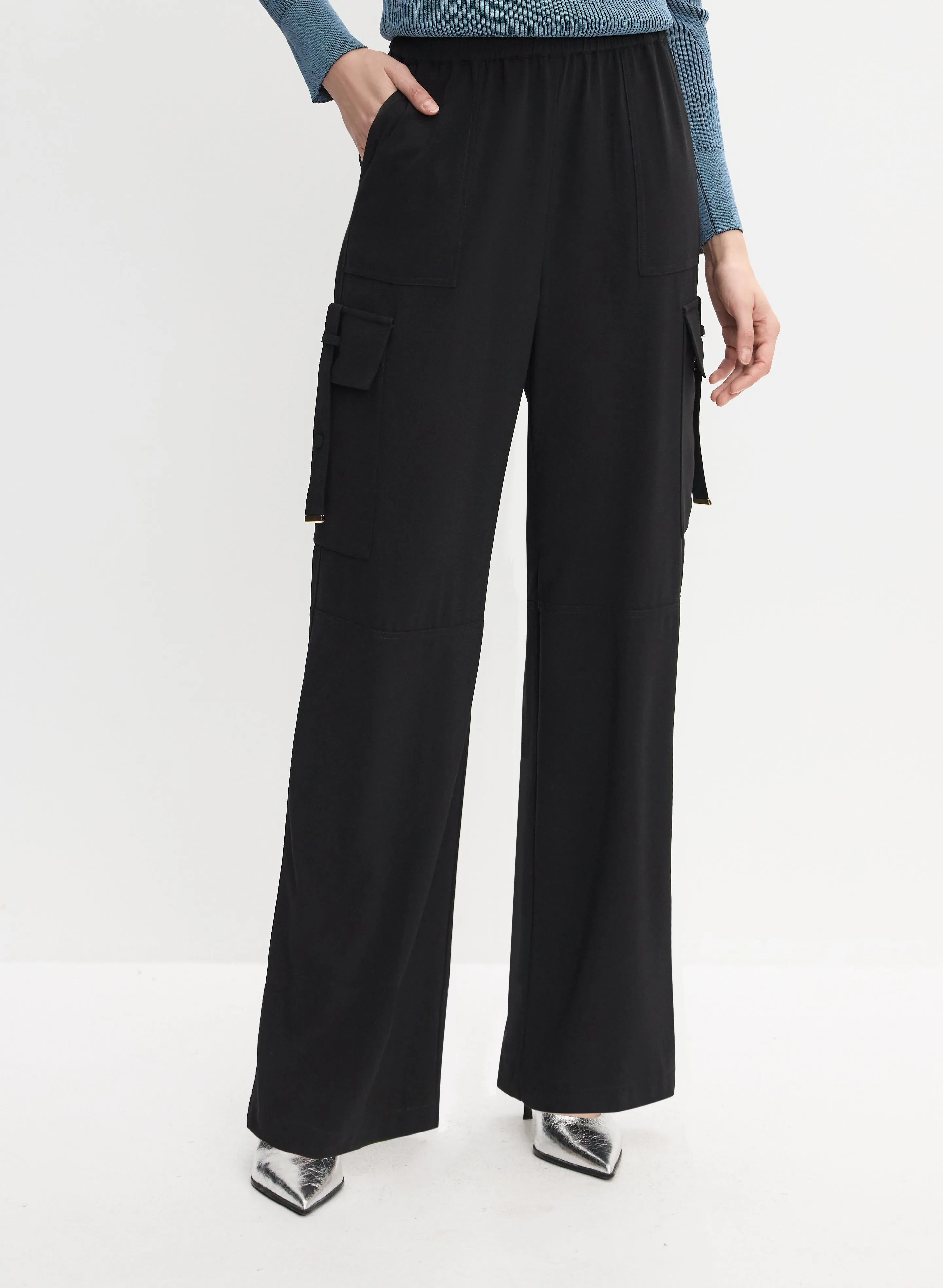 Wide-Leg Cargo Pants sold by Melanie Lyne