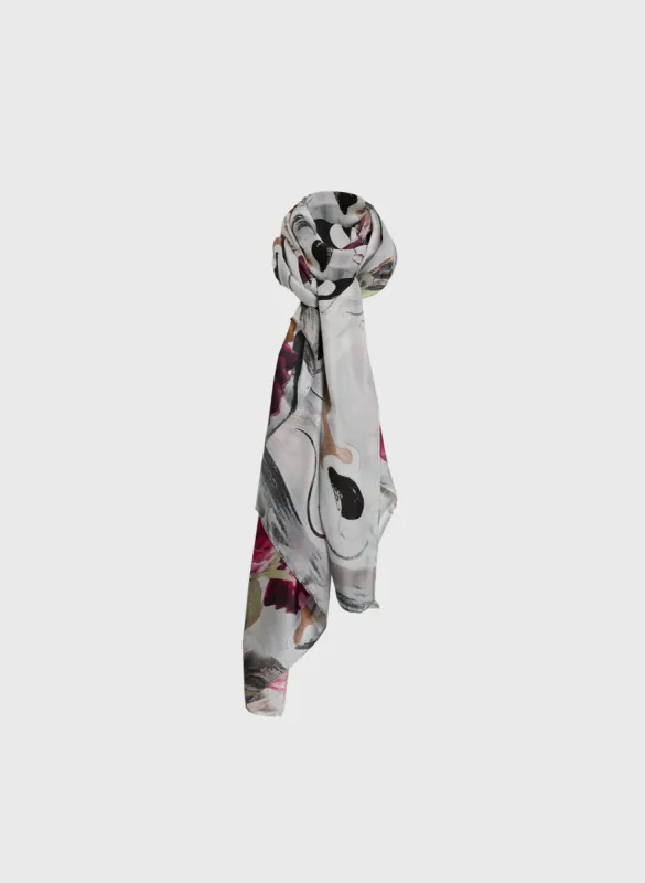 Marble & Roses Oblong Scarf sold by Melanie Lyne