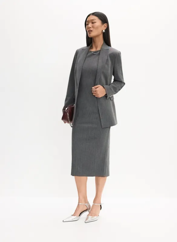Striped Blazer & Sheath Dress sold by Melanie Lyne