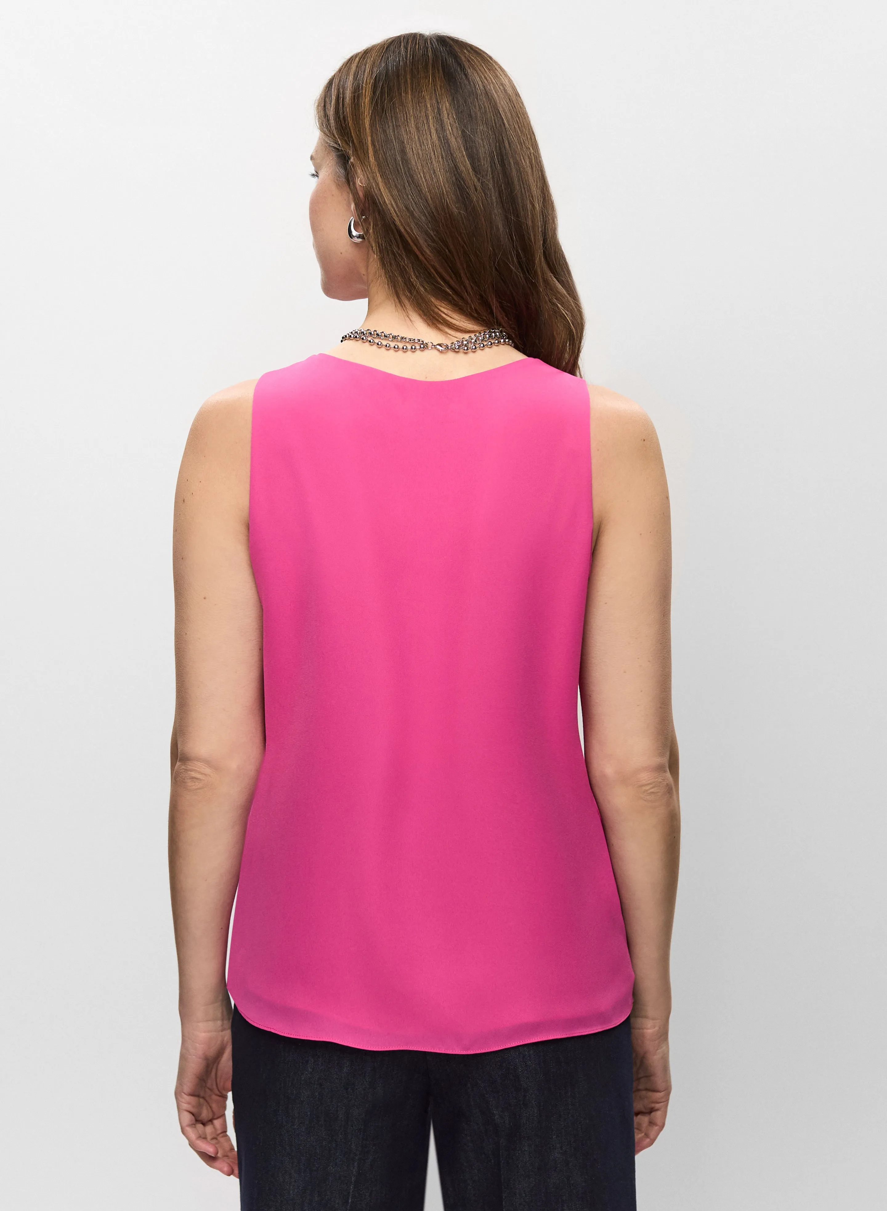 Essential Sleeveless V-Neck Blouse sold by Melanie Lyne product image thumbnail 4