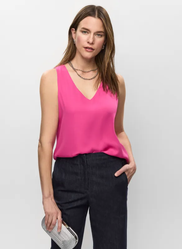 Essential Sleeveless V-Neck Blouse sold by Melanie Lyne