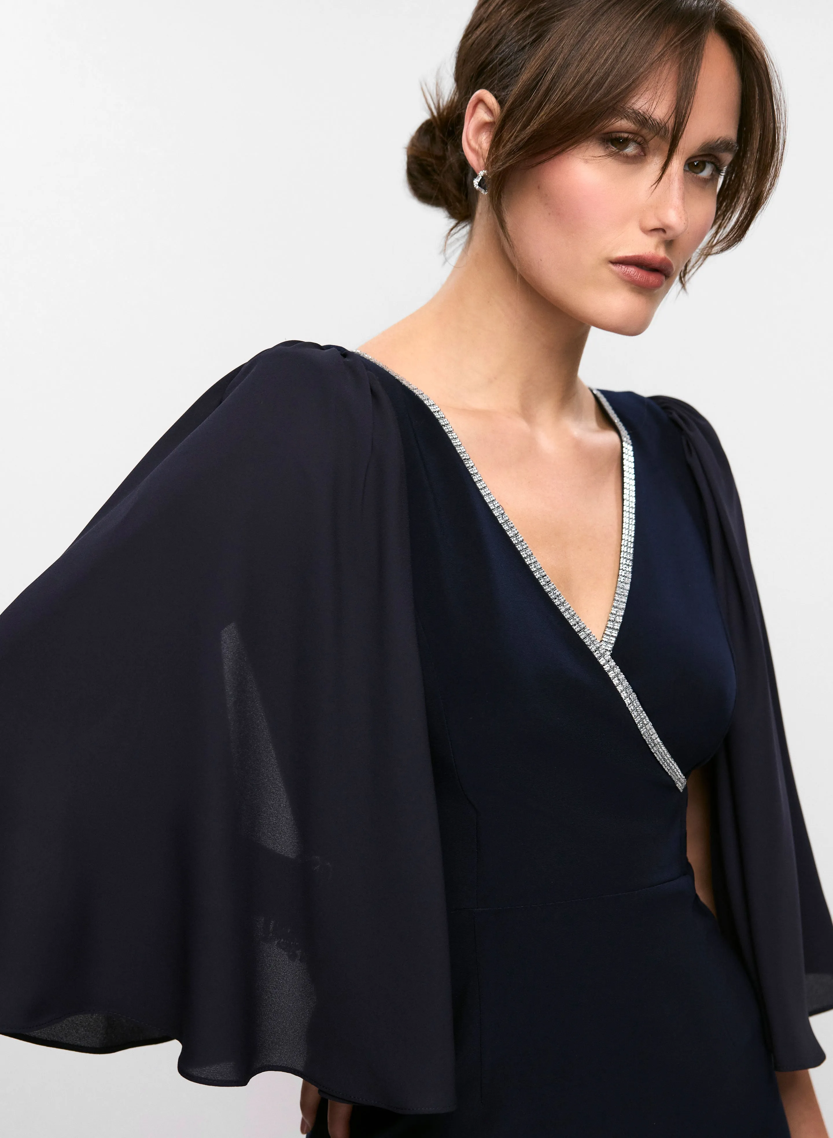 Joseph Ribkoff - Cape Sleeve Dress sold by Melanie Lyne product image thumbnail 5
