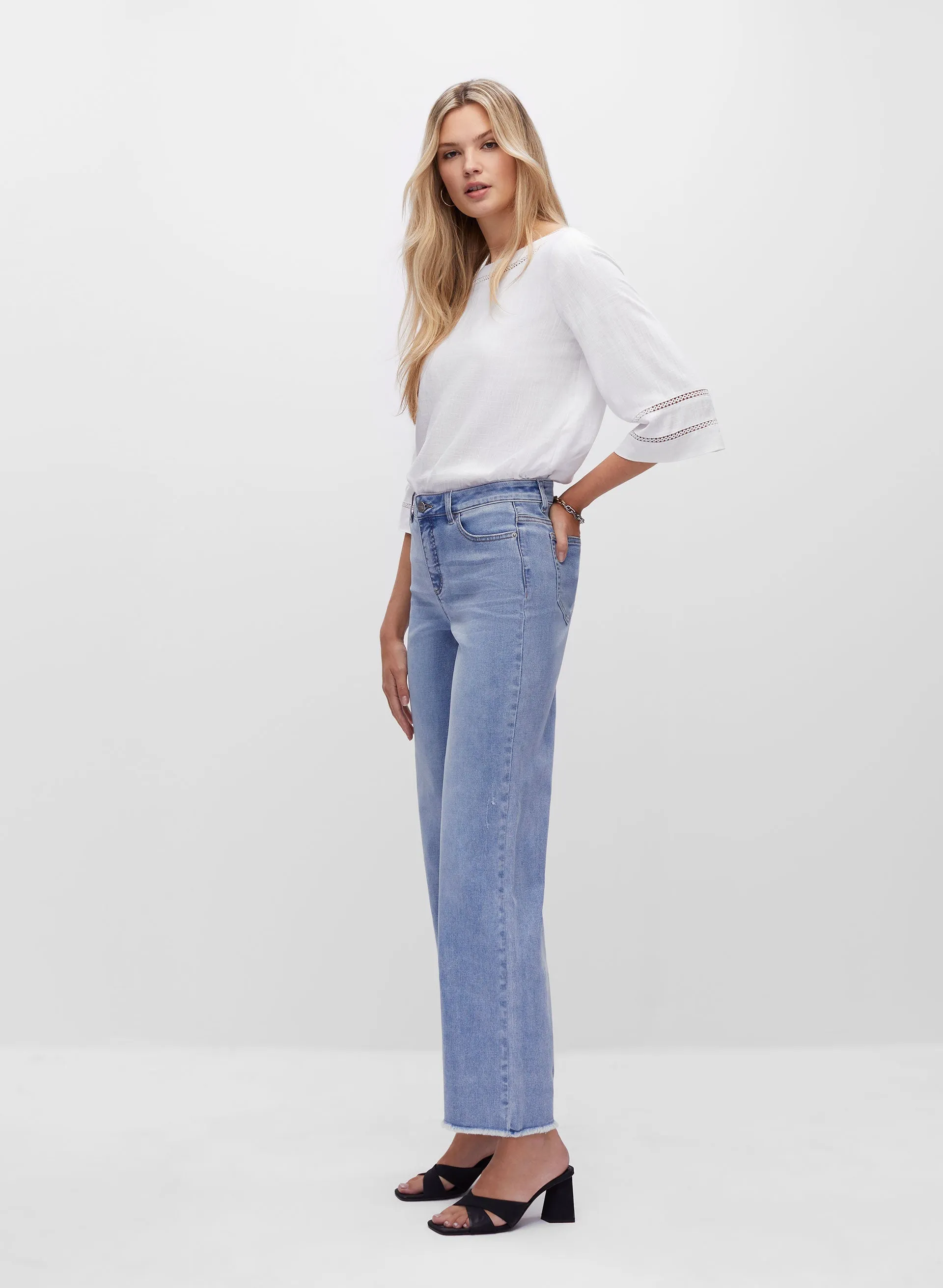Wide Leg Jeans sold by Melanie Lyne product image thumbnail 4