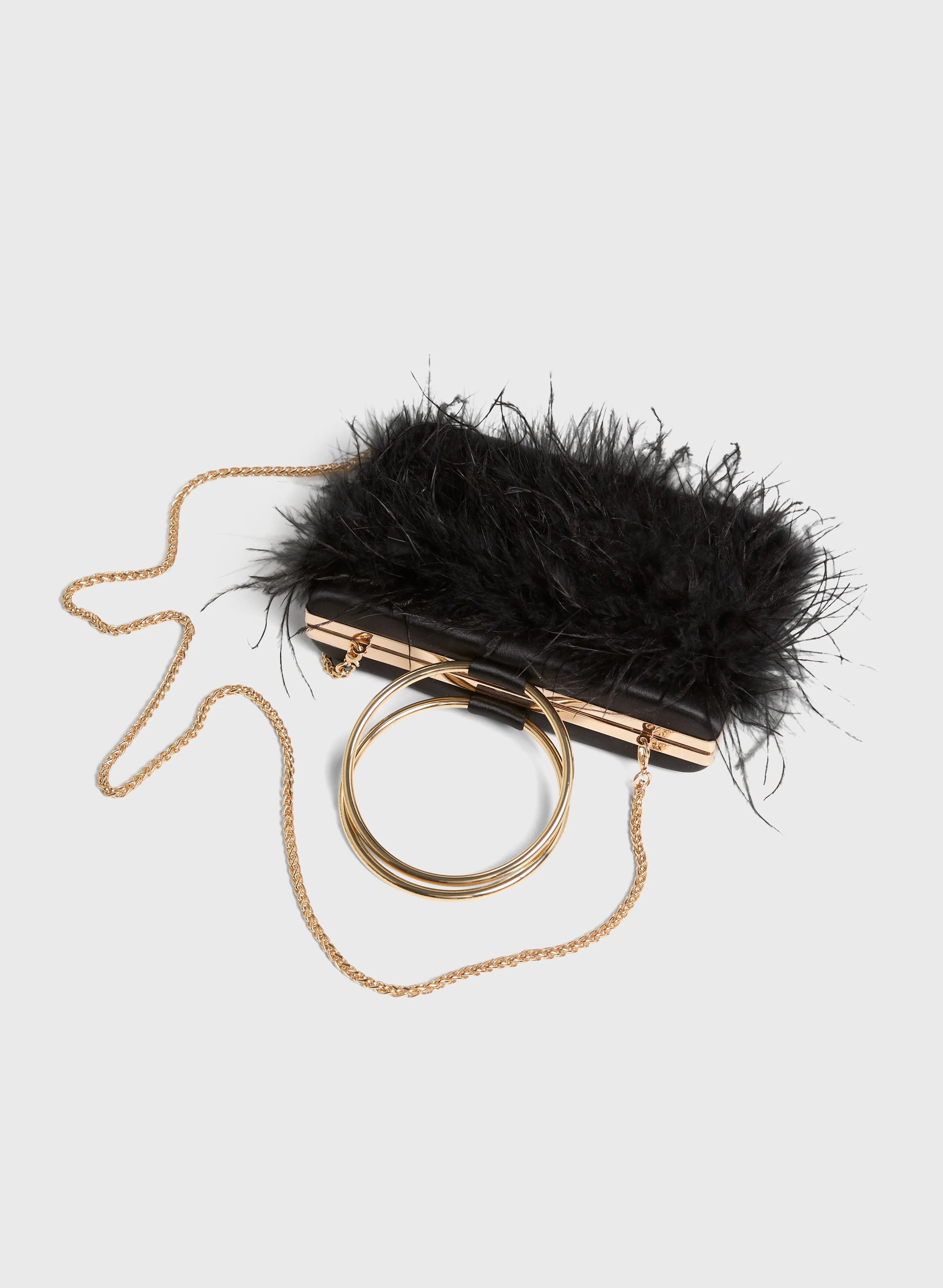 Feather Rectangular Clutch sold by Melanie Lyne product image thumbnail 4