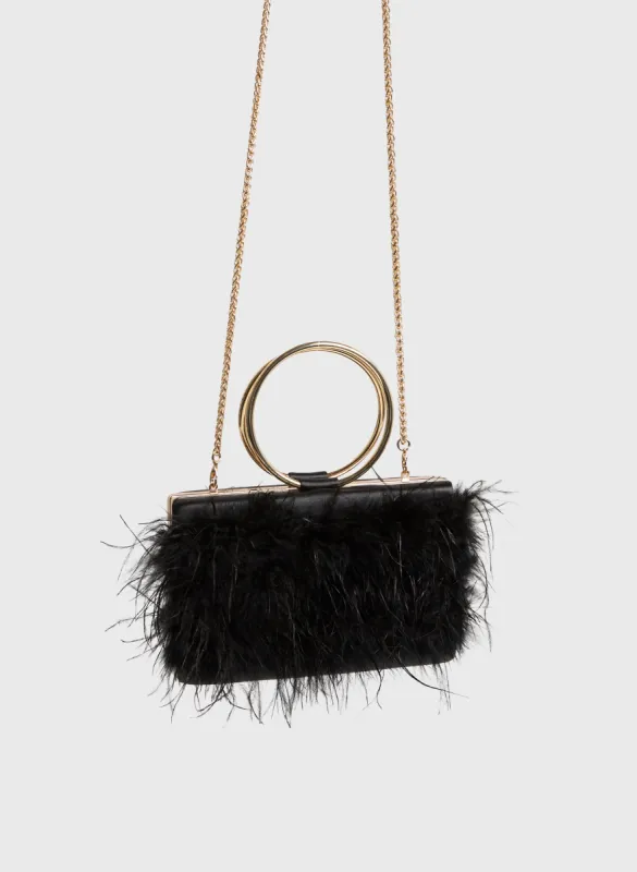 Feather Rectangular Clutch sold by Melanie Lyne