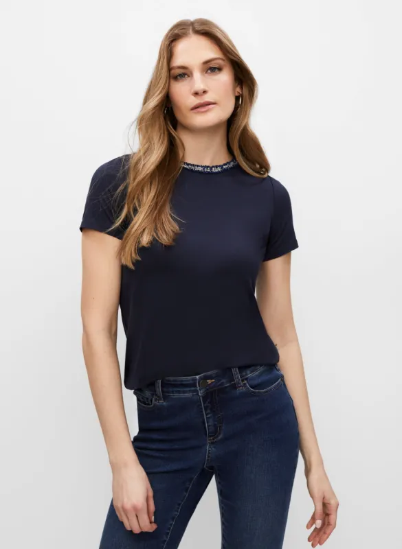 Zip Detail Top sold by Melanie Lyne