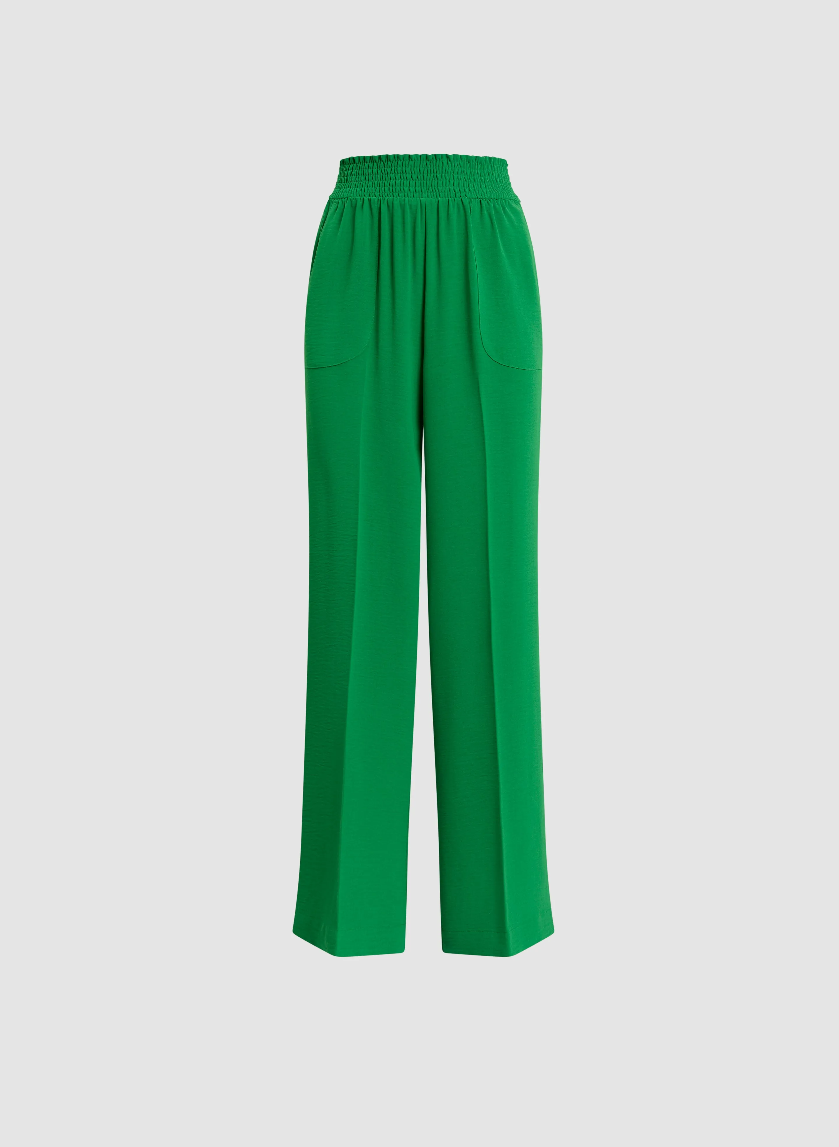 Shirred Waist Wide-Leg Pants sold by Melanie Lyne product image thumbnail 5