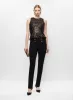 Straight Leg Pants & Sequin Top sold by Melanie Lyne