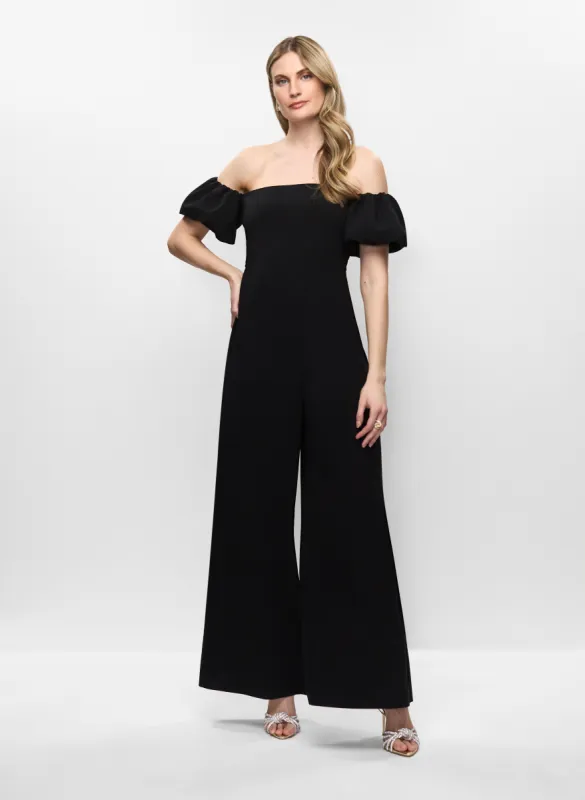 Puff Sleeves Wide Leg Jumpsuit sold by Melanie Lyne