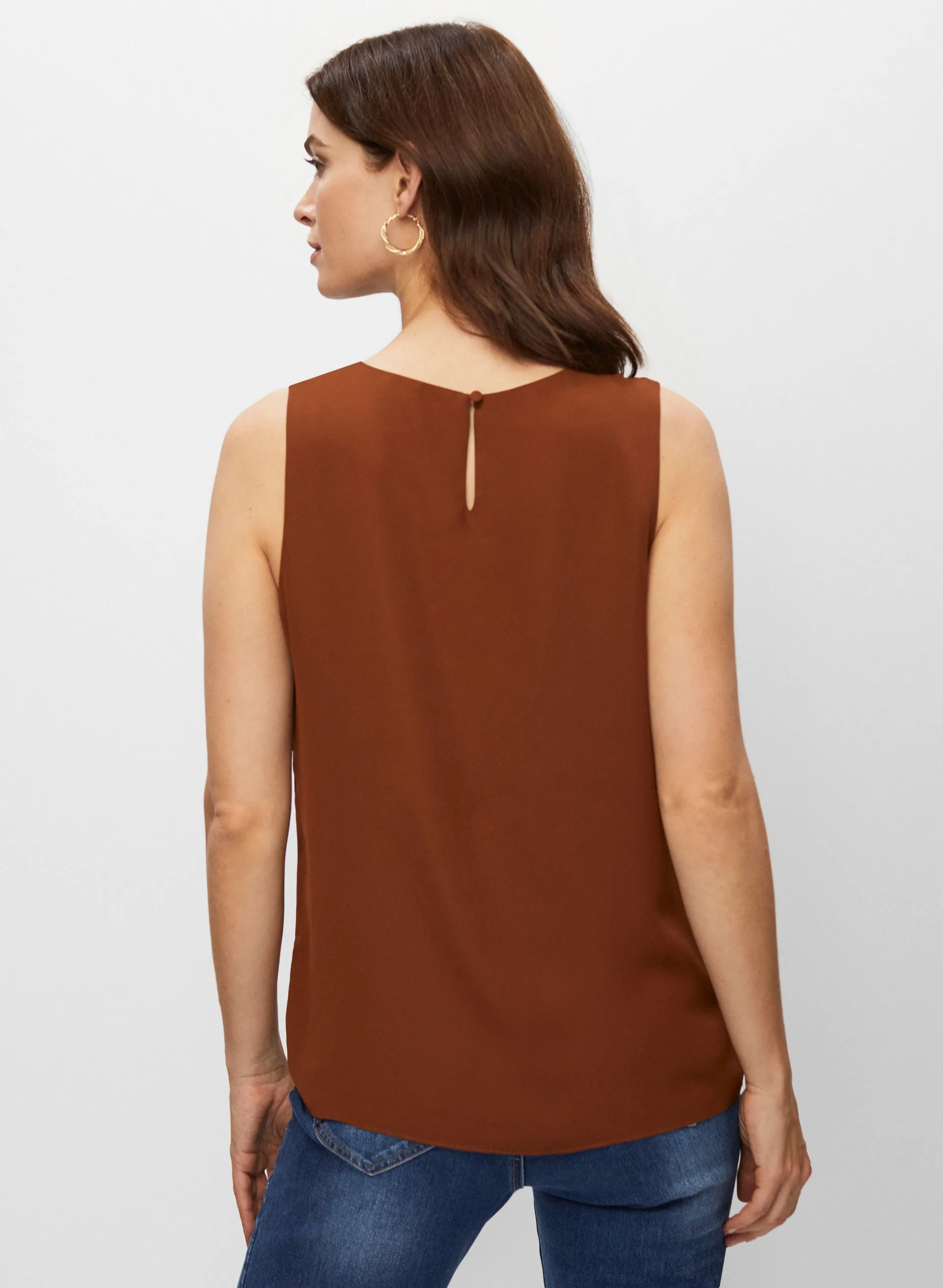 Sleeveless Crew Neck Top sold by Melanie Lyne product image thumbnail 3