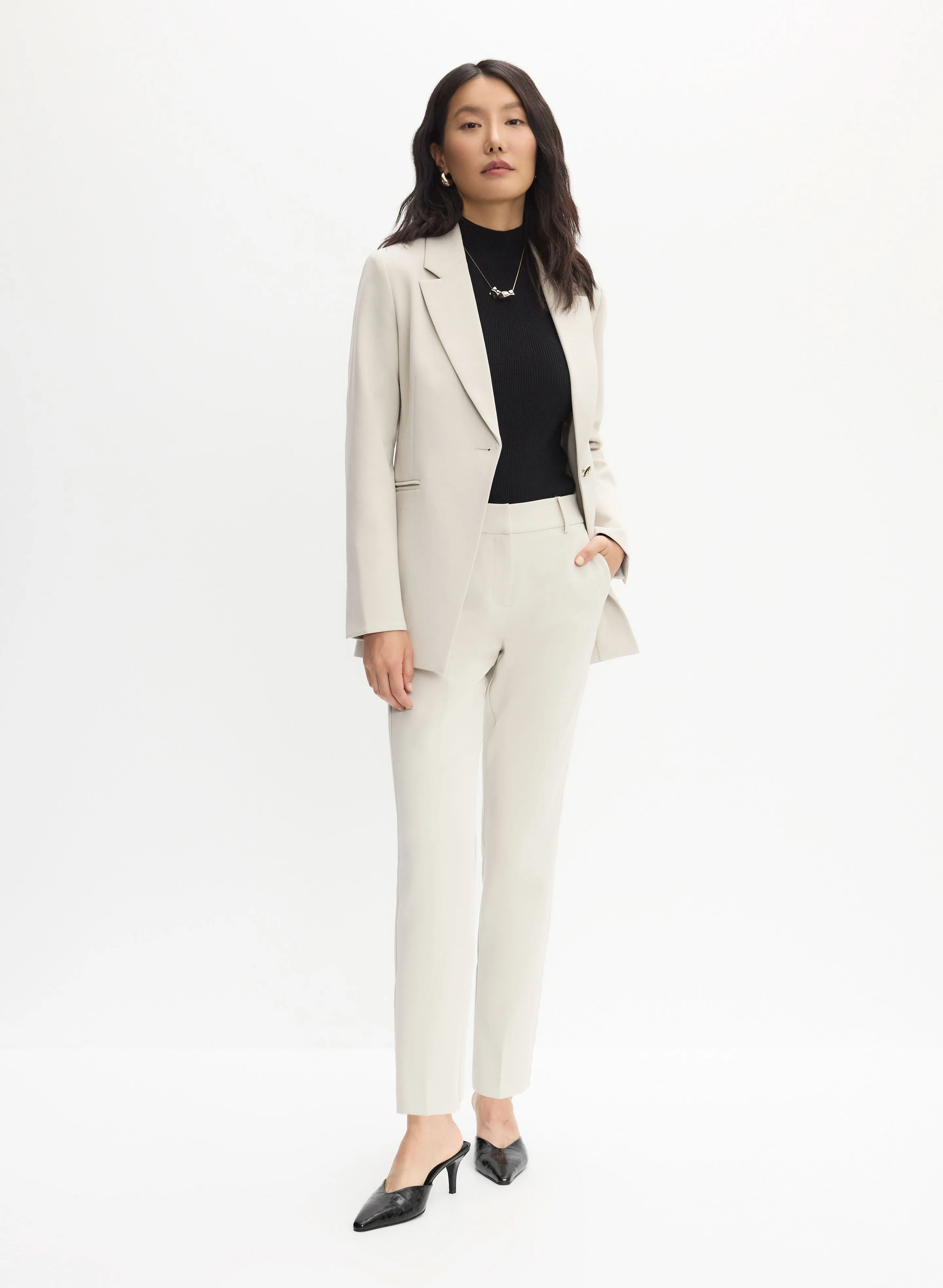 Notch Collar Jacket & Giselle Cut Pants sold by Melanie Lyne